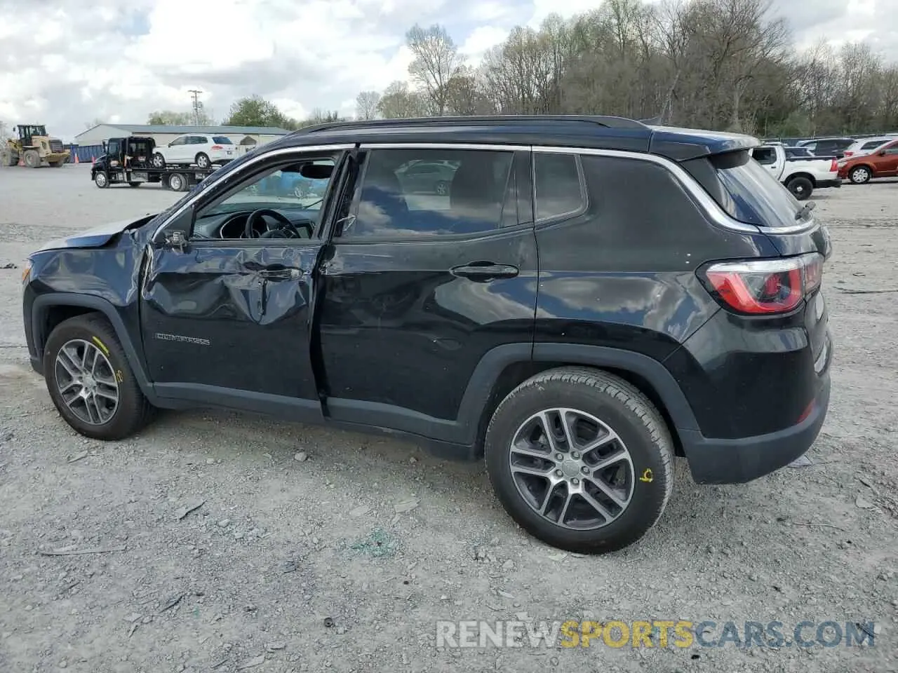 2 Photograph of a damaged car 3C4NJCBB8LT162064 JEEP COMPASS 2020