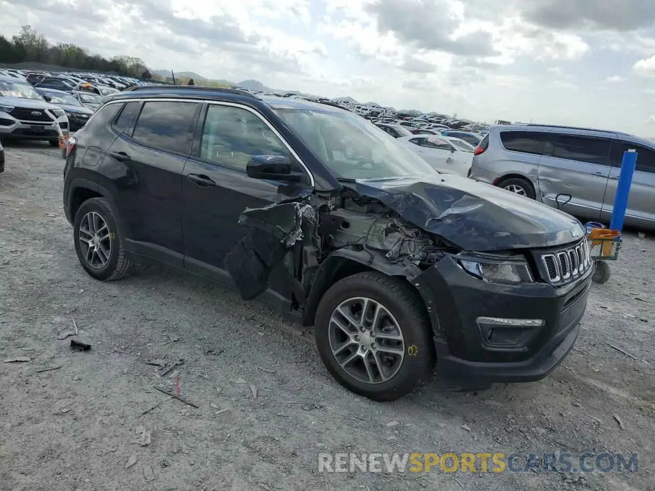 4 Photograph of a damaged car 3C4NJCBB8LT162064 JEEP COMPASS 2020