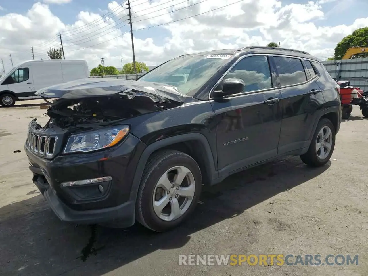 1 Photograph of a damaged car 3C4NJCBB8LT162470 JEEP COMPASS 2020