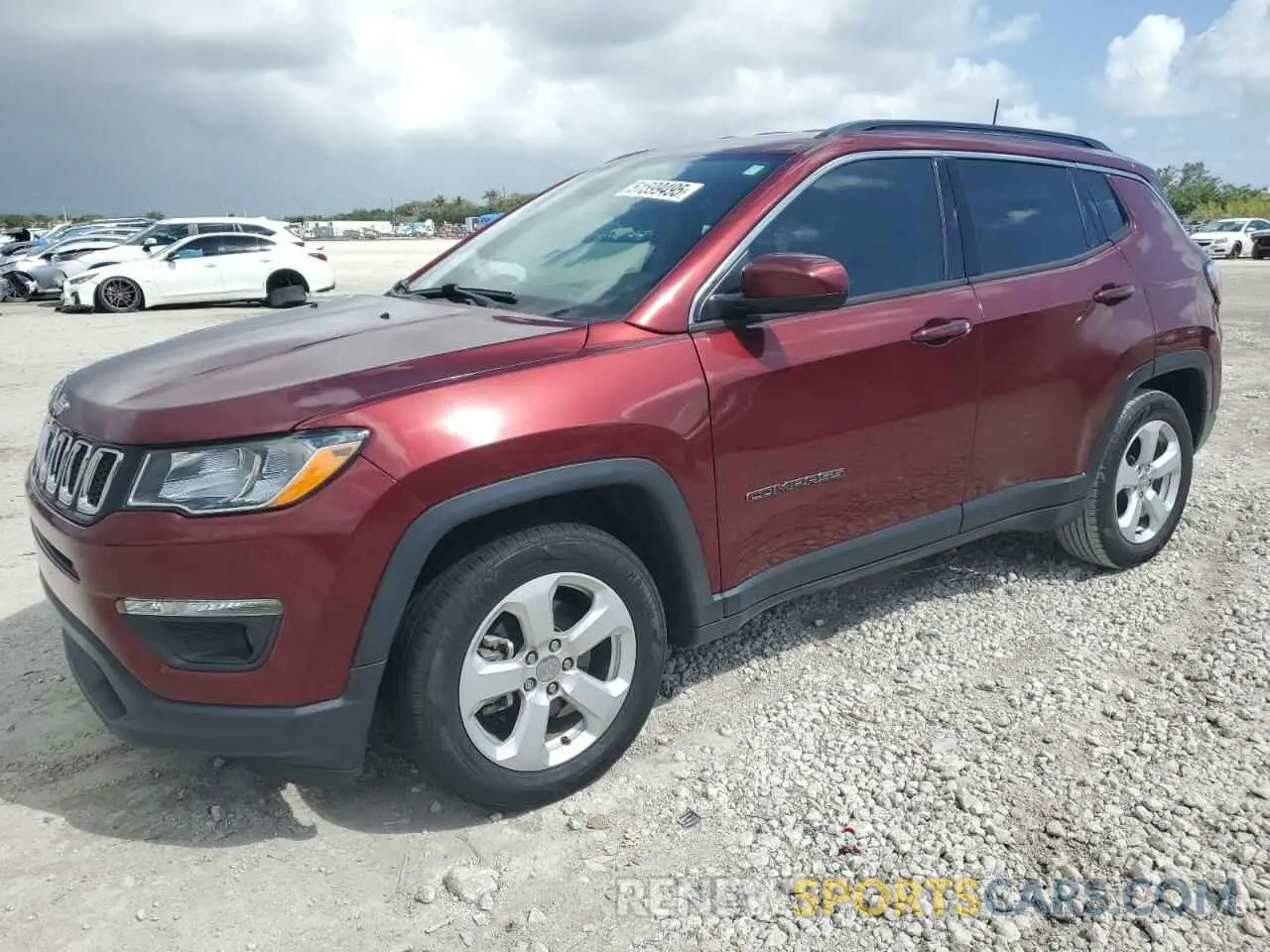 1 Photograph of a damaged car 3C4NJCBB9LT243039 JEEP COMPASS 2020