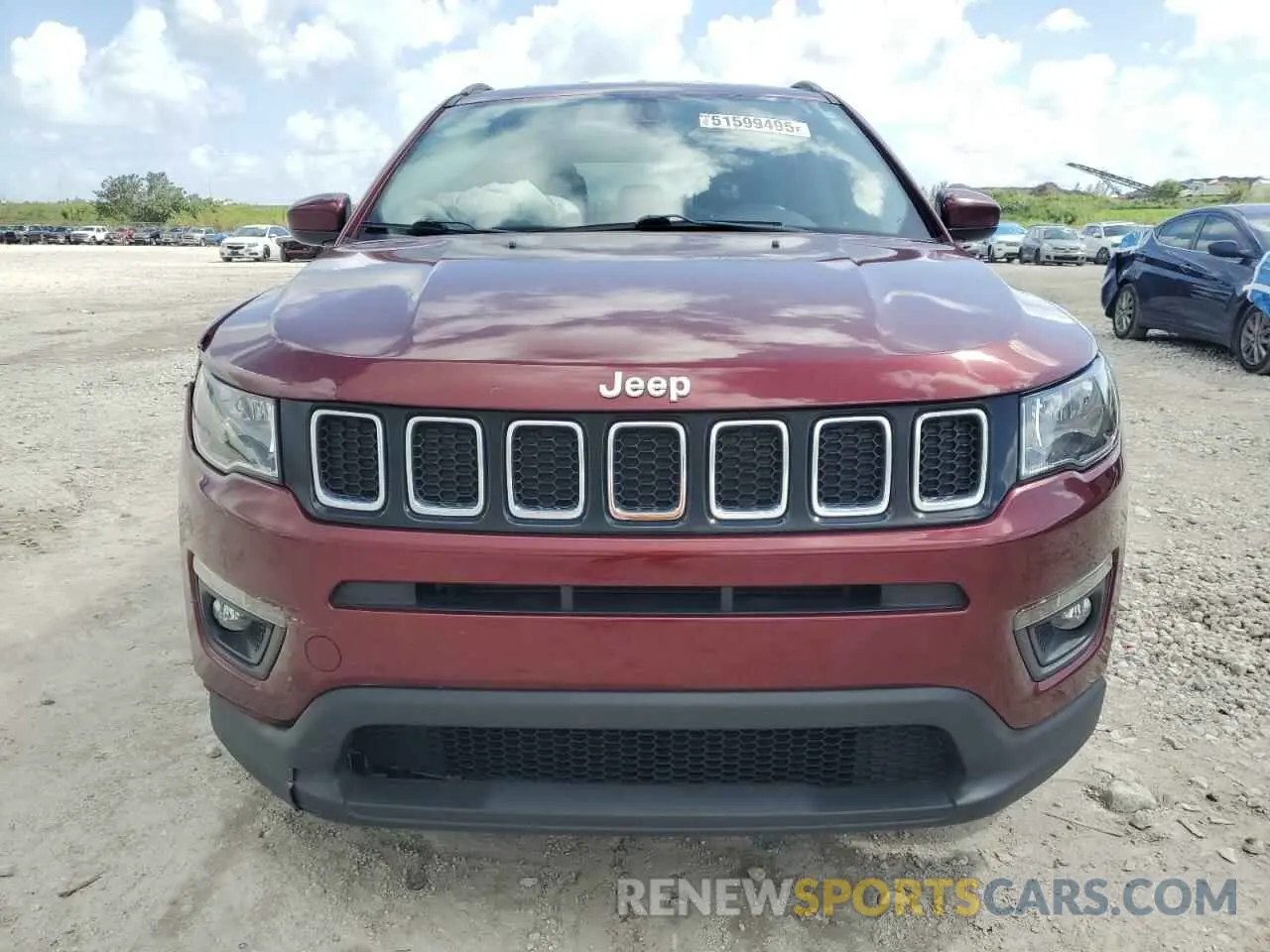 5 Photograph of a damaged car 3C4NJCBB9LT243039 JEEP COMPASS 2020