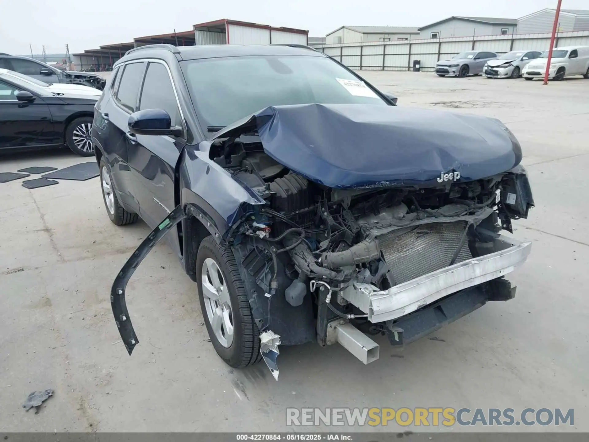 1 Photograph of a damaged car 3C4NJCBBXLT205917 JEEP COMPASS 2020