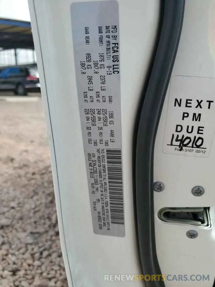 14 Фотография поврежденного автомобиля 3C4NJCCB2LT110363 JEEP COMPASS 2020