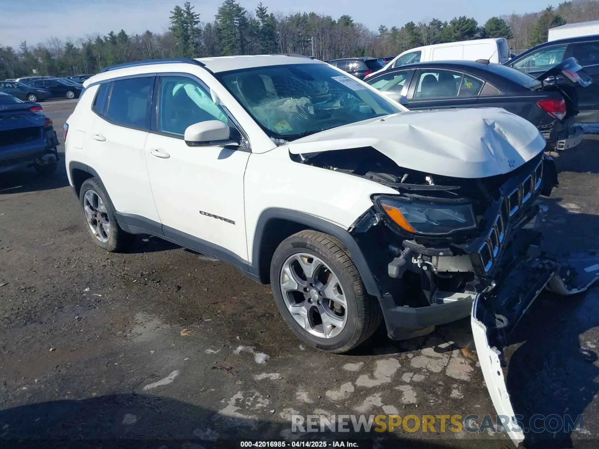 1 Photograph of a damaged car 3C4NJCCB4LT129013 JEEP COMPASS 2020