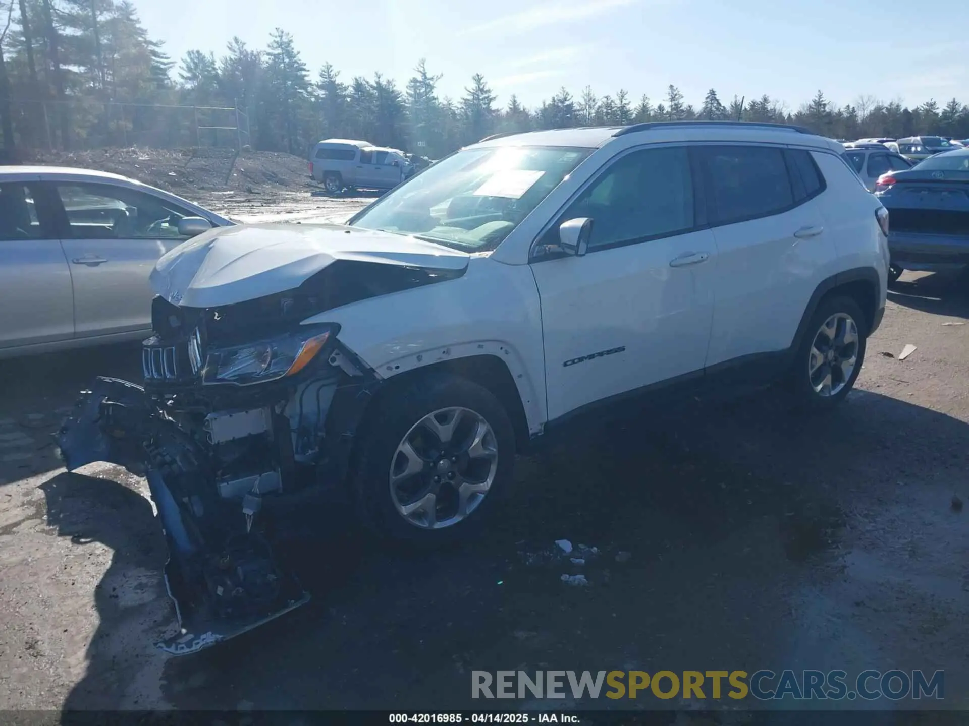 2 Photograph of a damaged car 3C4NJCCB4LT129013 JEEP COMPASS 2020