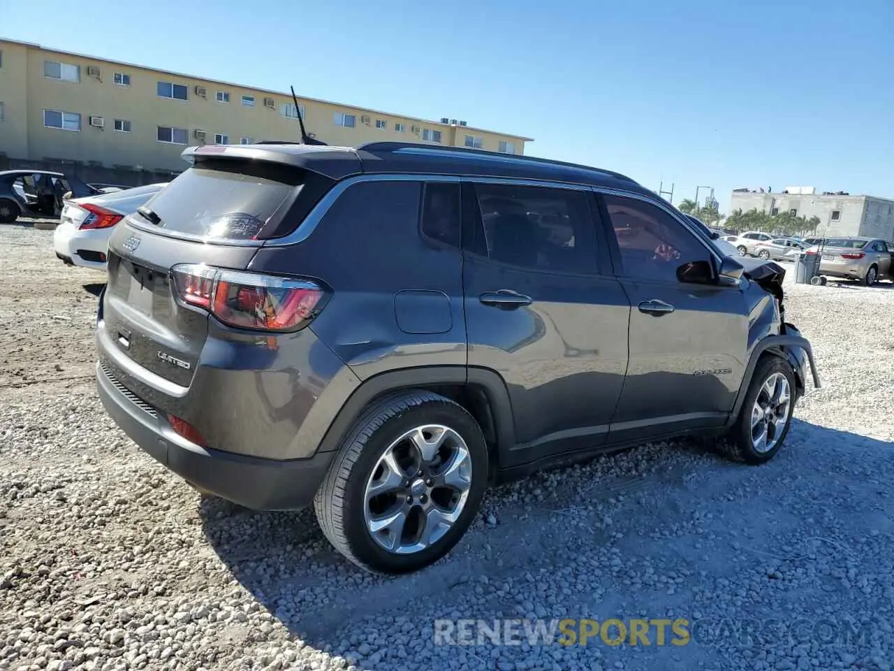 3 Photograph of a damaged car 3C4NJCCB6LT114528 JEEP COMPASS 2020