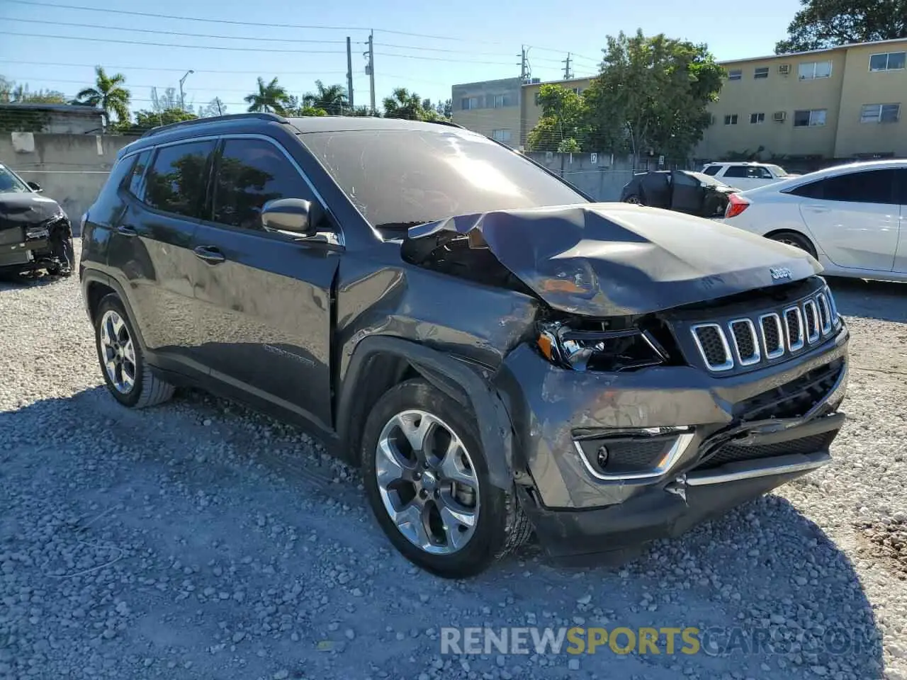 4 Photograph of a damaged car 3C4NJCCB6LT114528 JEEP COMPASS 2020