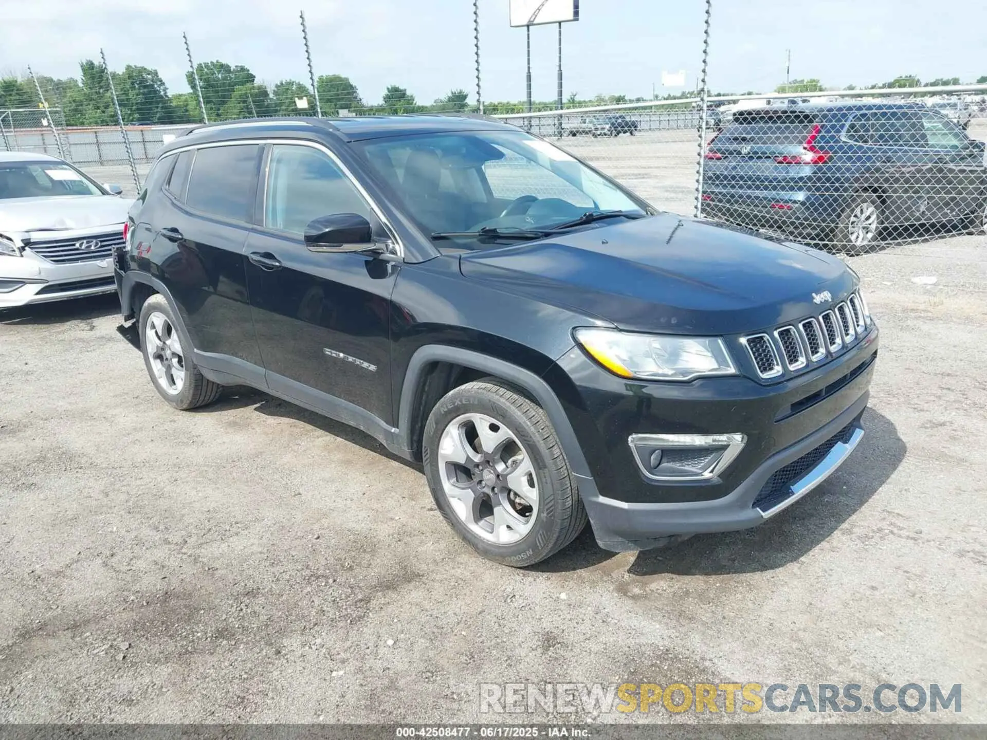 1 Photograph of a damaged car 3C4NJCCB6LT218582 JEEP COMPASS 2020