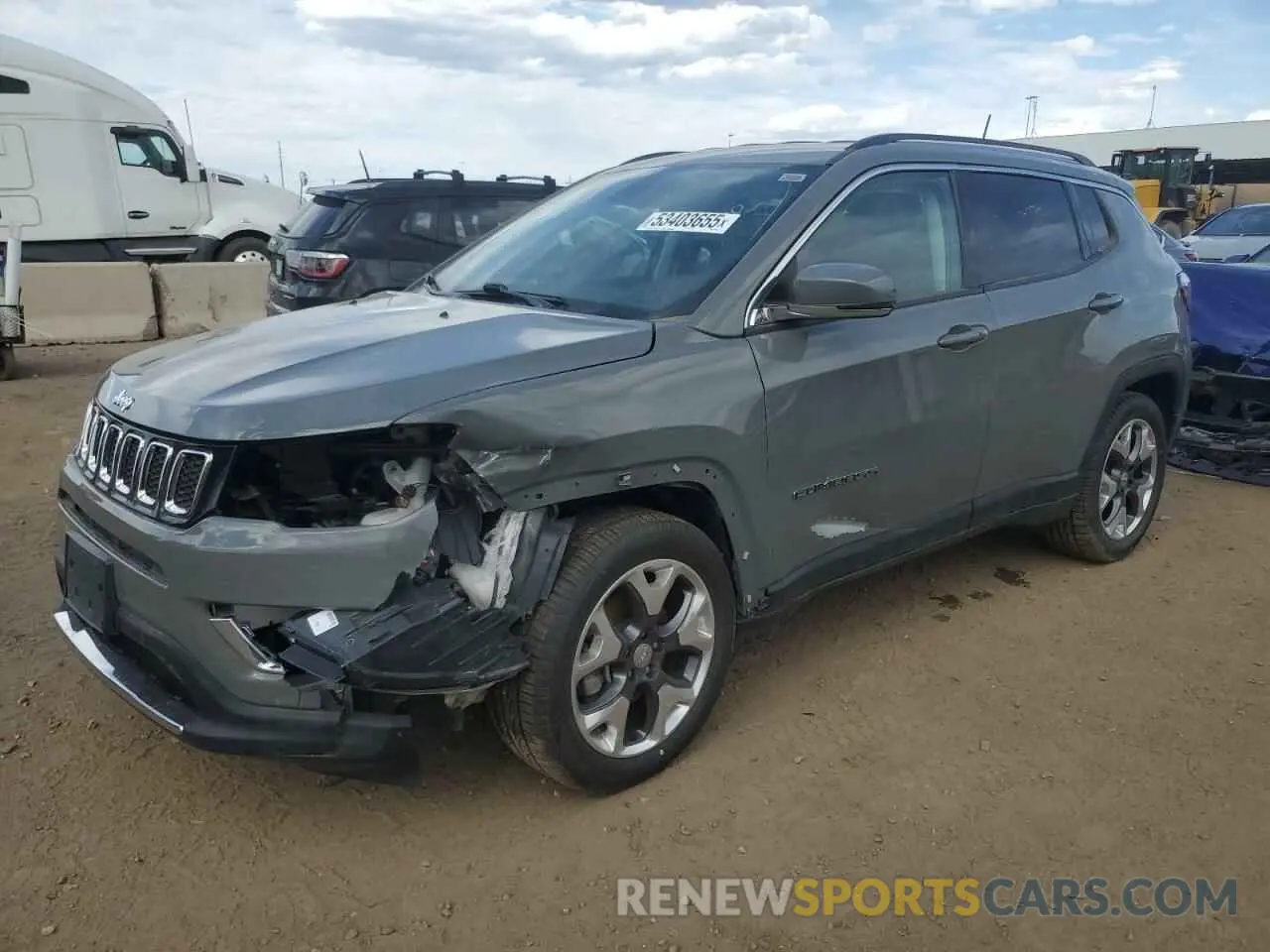 1 Фотография поврежденного автомобиля 3C4NJCCB9LT170785 JEEP COMPASS 2020
