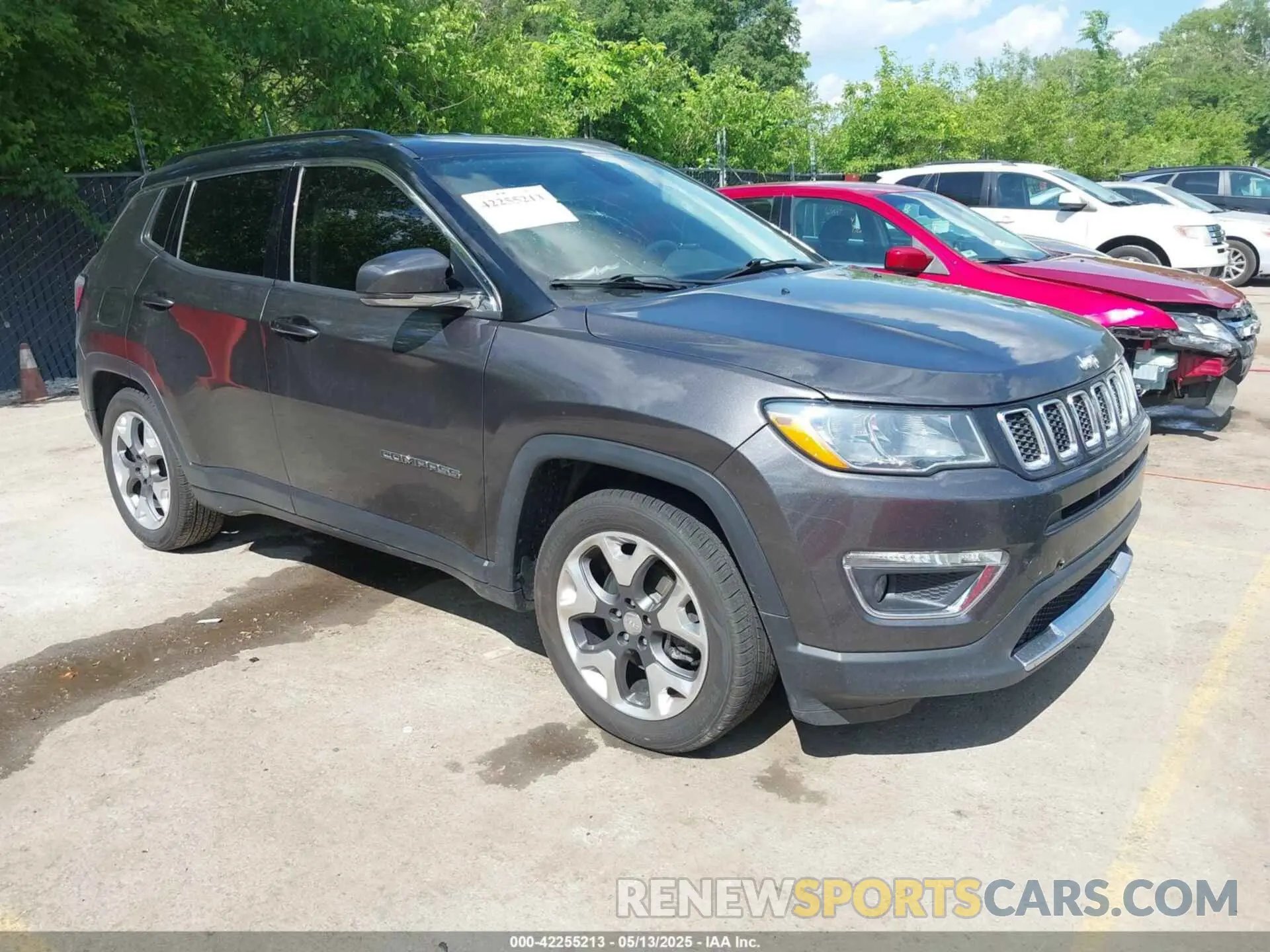 1 Photograph of a damaged car 3C4NJCCBXLT114497 JEEP COMPASS 2020