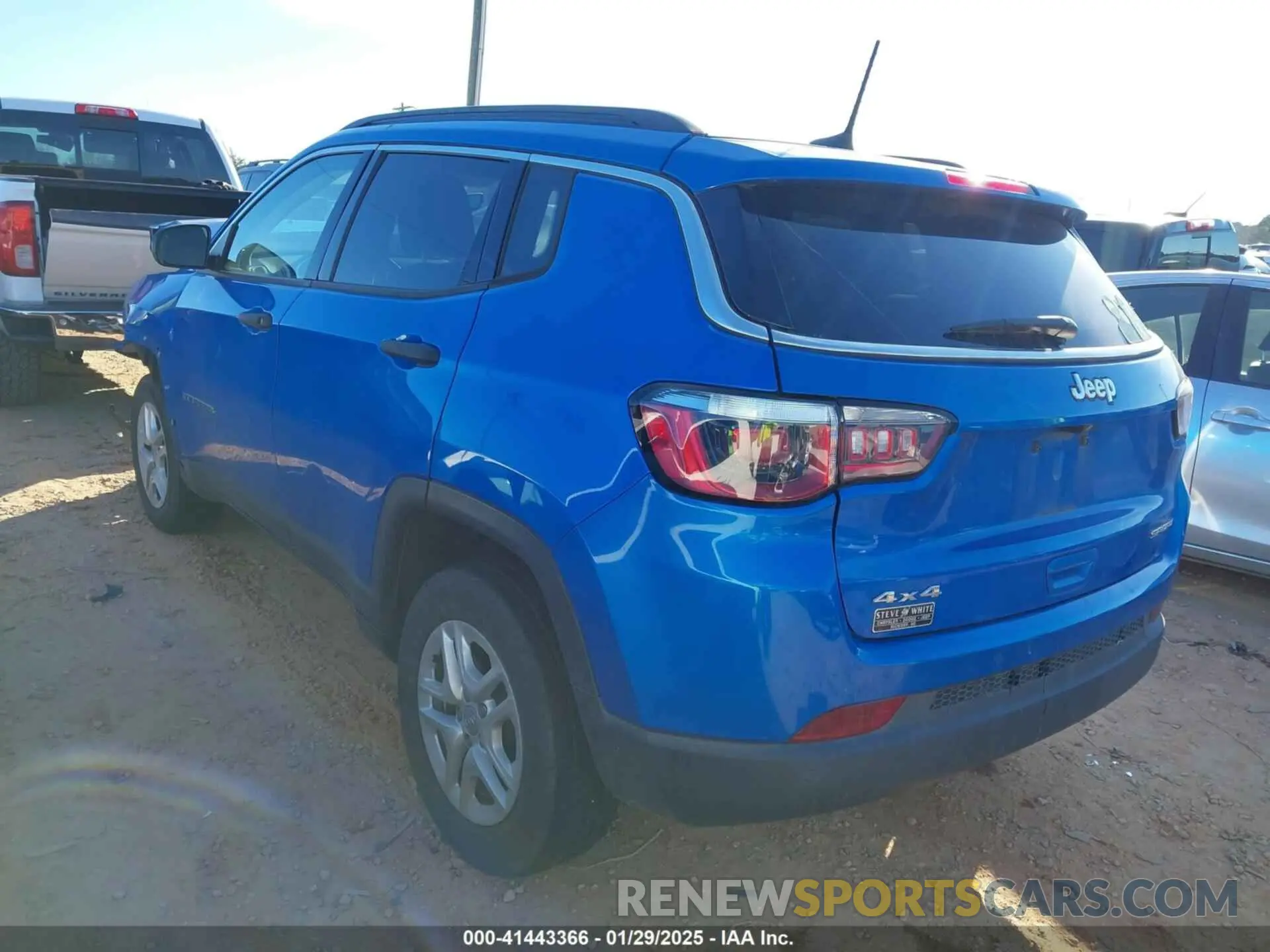 3 Photograph of a damaged car 3C4NJDABXLT156953 JEEP COMPASS 2020