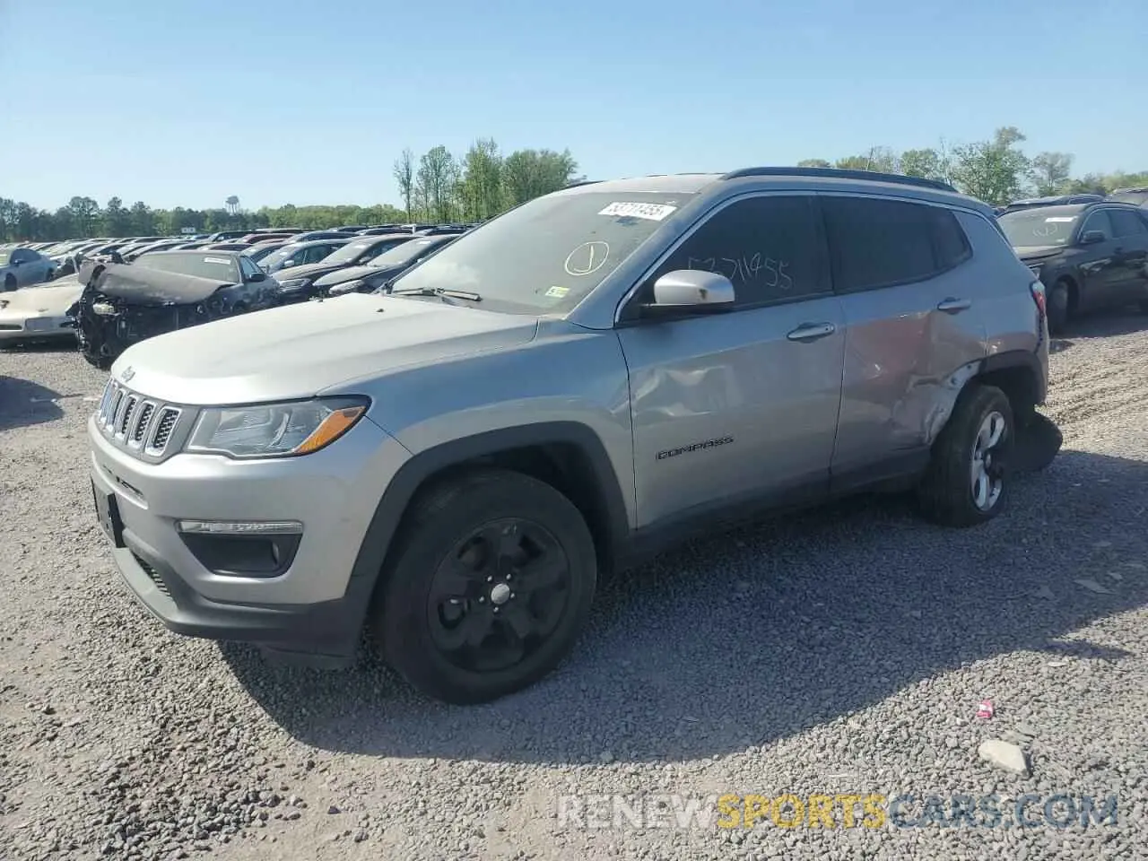 1 Photograph of a damaged car 3C4NJDBB1LT135312 JEEP COMPASS 2020