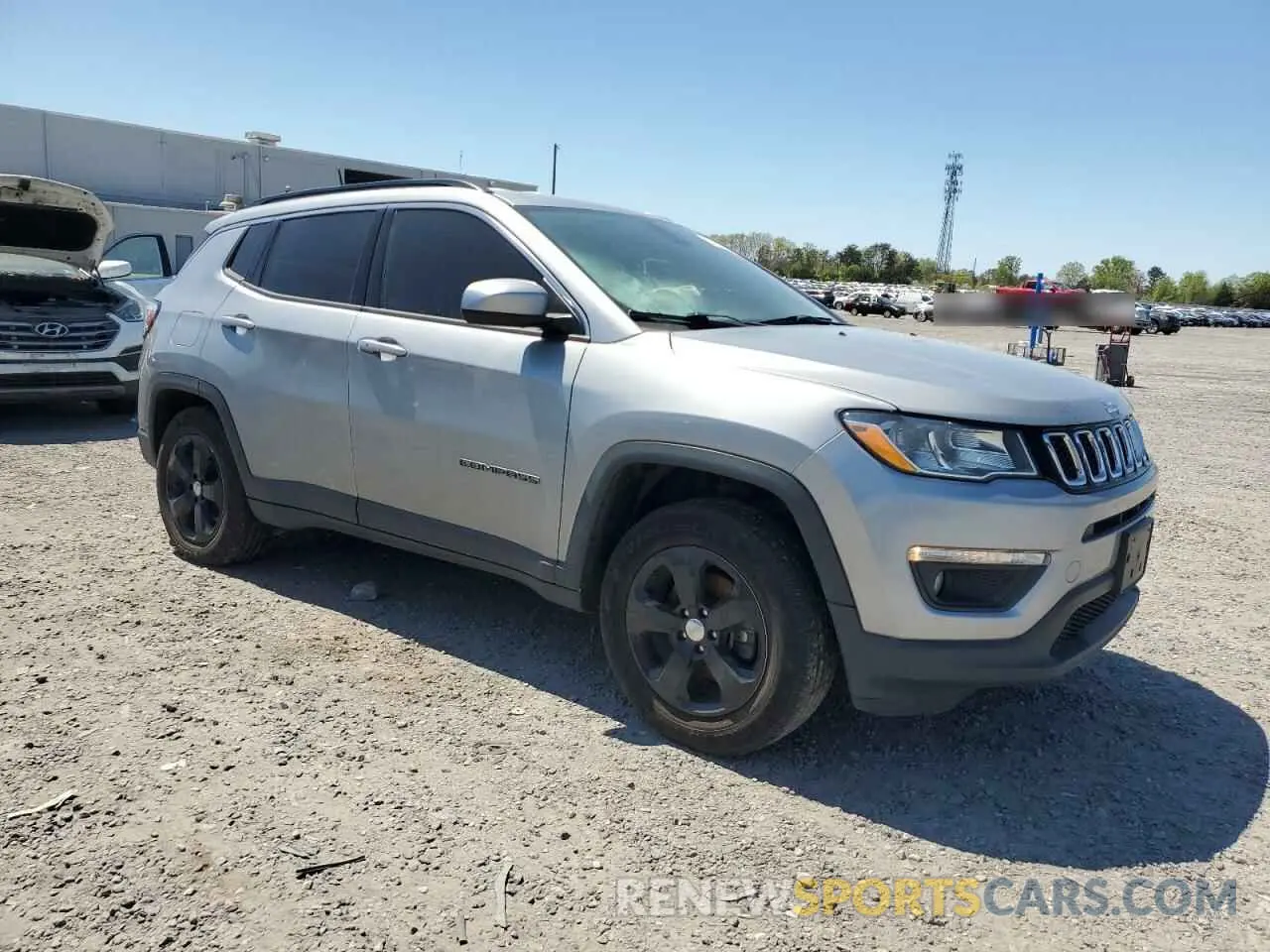 4 Photograph of a damaged car 3C4NJDBB1LT135312 JEEP COMPASS 2020