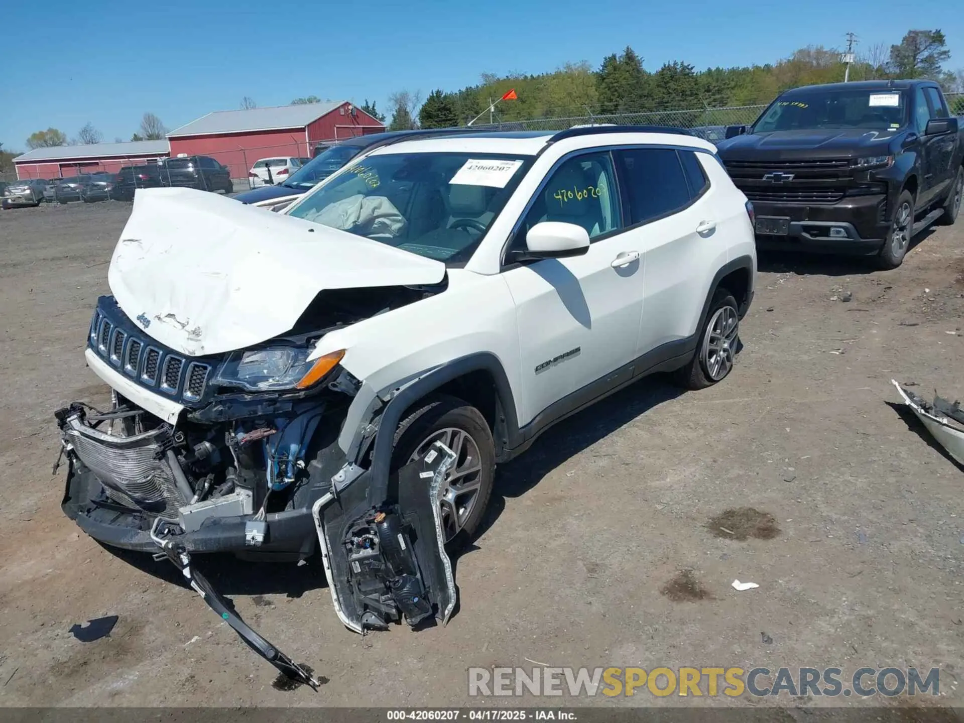 2 Фотография поврежденного автомобиля 3C4NJDBB4LT222752 JEEP COMPASS 2020