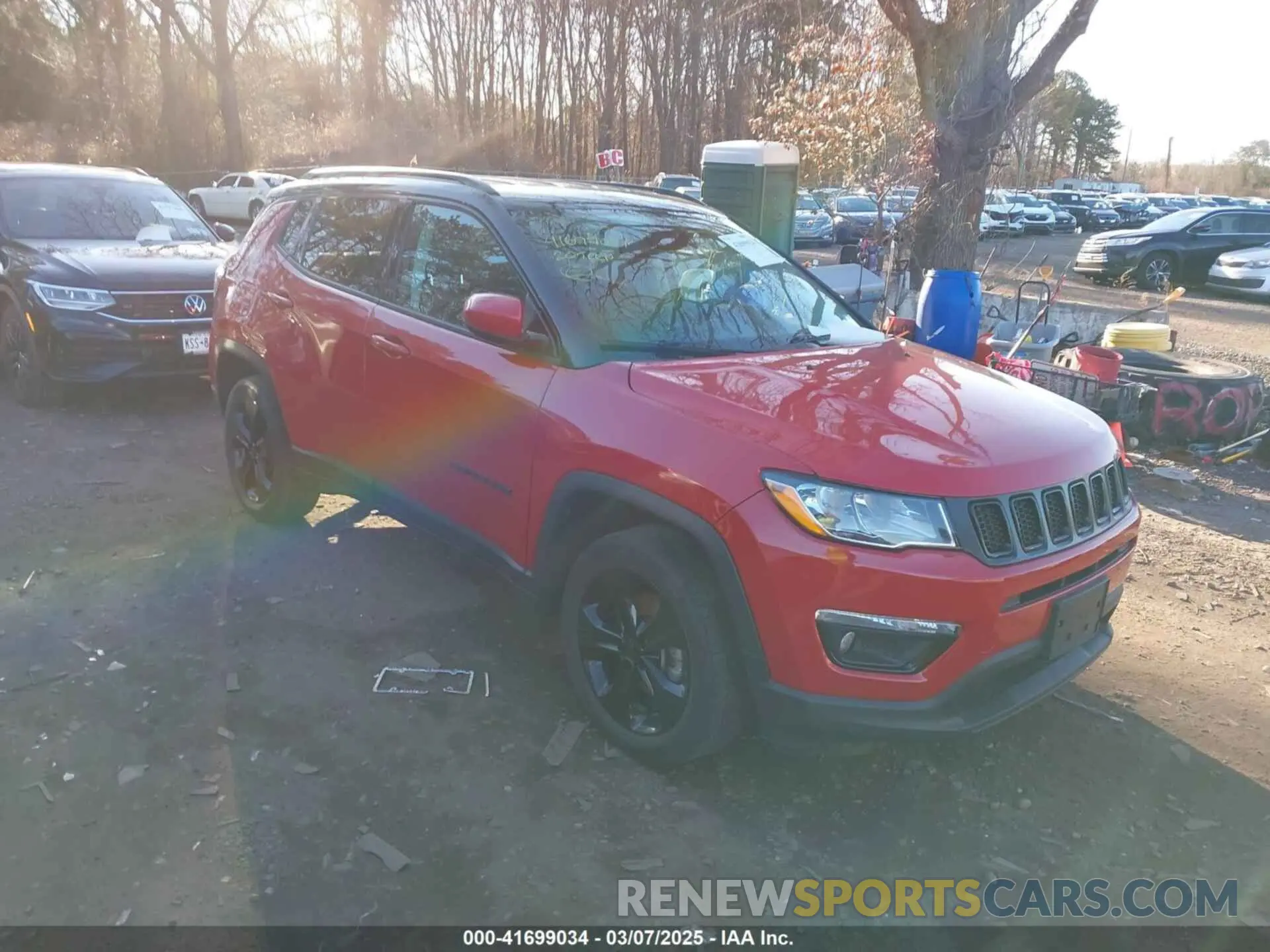 1 Фотография поврежденного автомобиля 3C4NJDBB5LT149875 JEEP COMPASS 2020