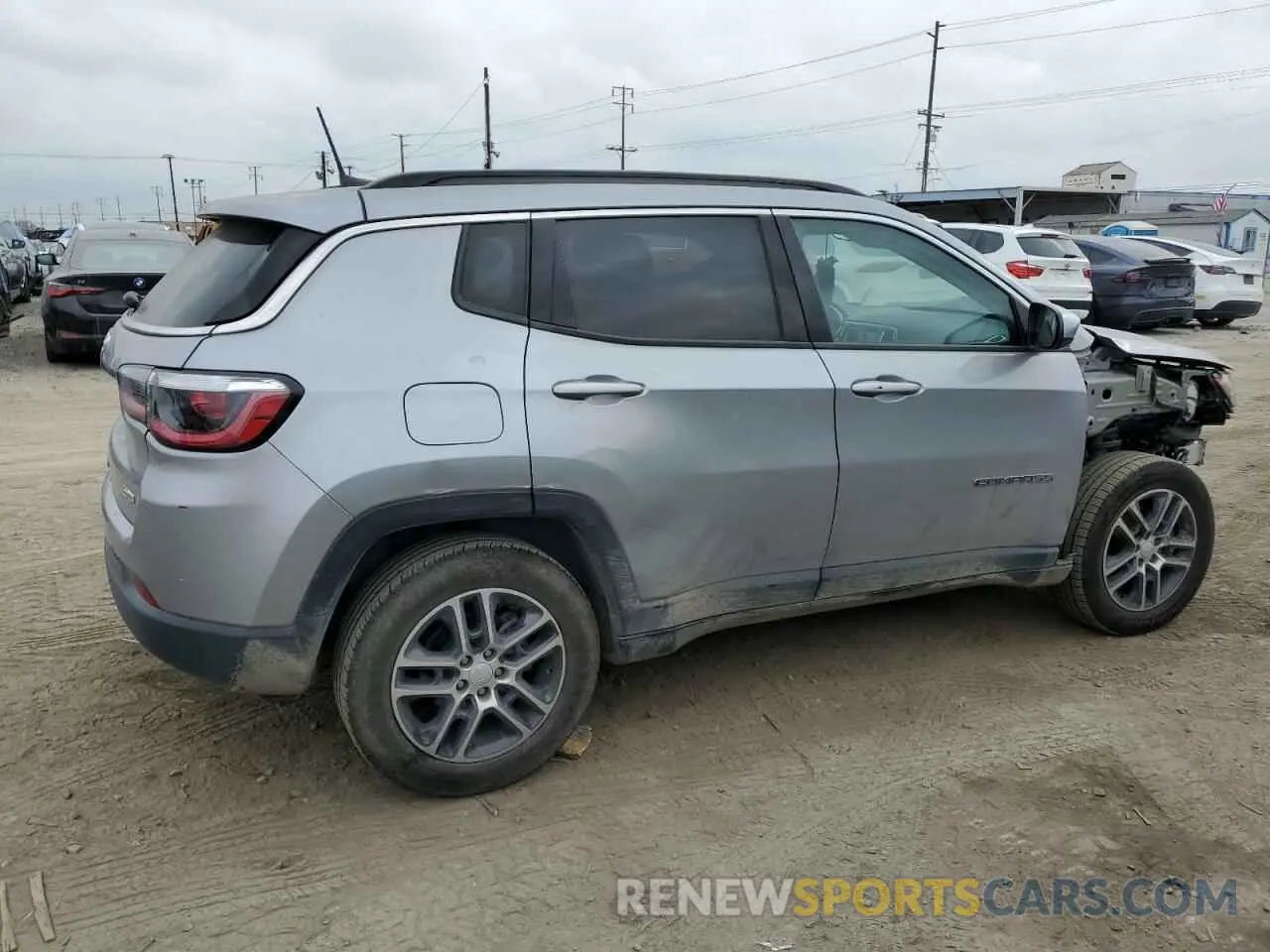 3 Photograph of a damaged car 3C4NJDBB6LT132700 JEEP COMPASS 2020