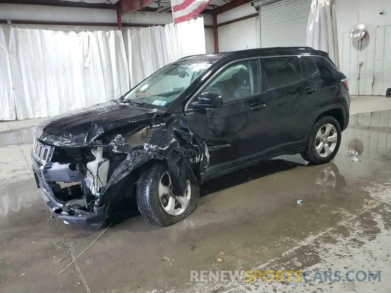 1 Photograph of a damaged car 3C4NJDBB6LT143339 JEEP COMPASS 2020