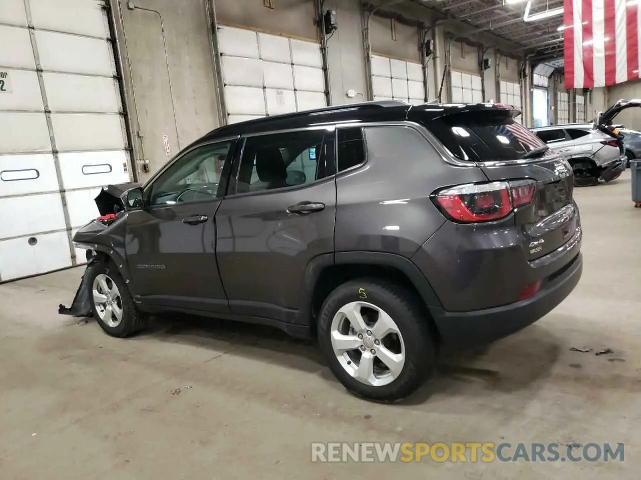 2 Photograph of a damaged car 3C4NJDBB7LT156620 JEEP COMPASS 2020
