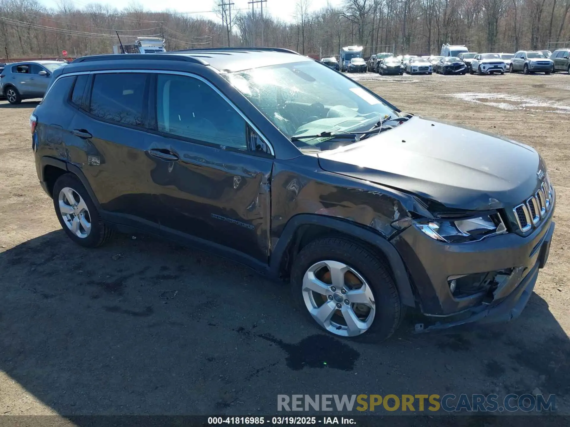 1 Photograph of a damaged car 3C4NJDBB7LT168900 JEEP COMPASS 2020