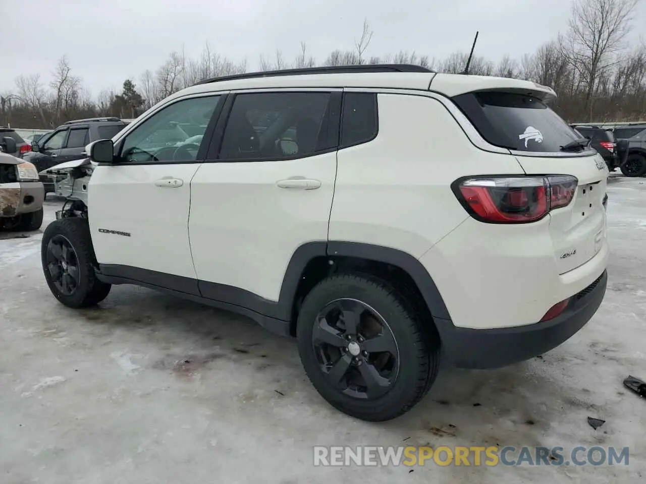 2 Photograph of a damaged car 3C4NJDBB8LT239621 JEEP COMPASS 2020