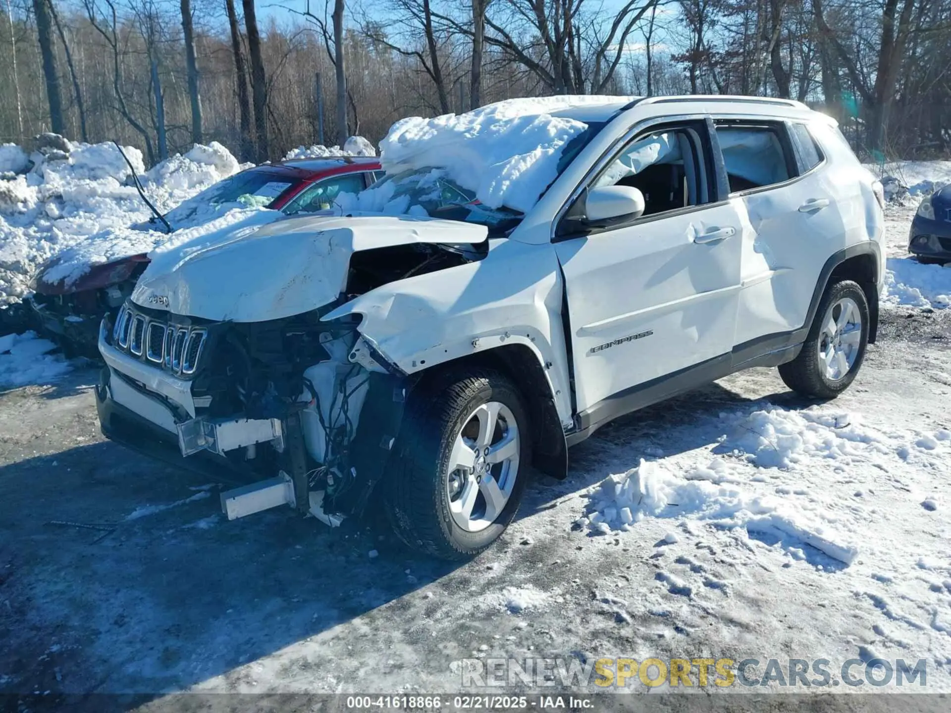 2 Photograph of a damaged car 3C4NJDBB9LT112280 JEEP COMPASS 2020