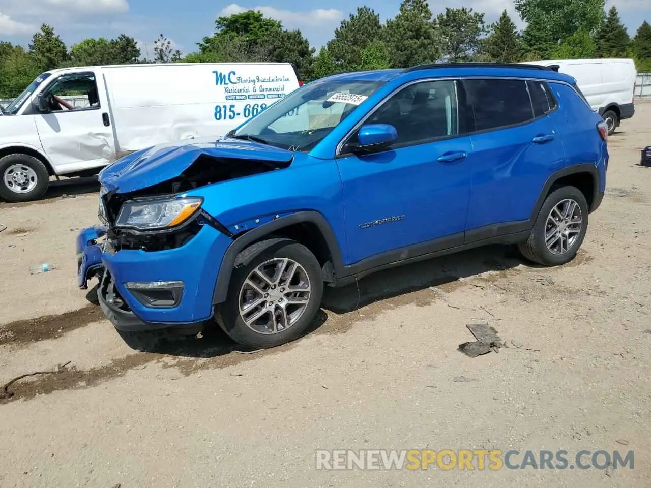 1 Фотография поврежденного автомобиля 3C4NJDBB9LT255410 JEEP COMPASS 2020
