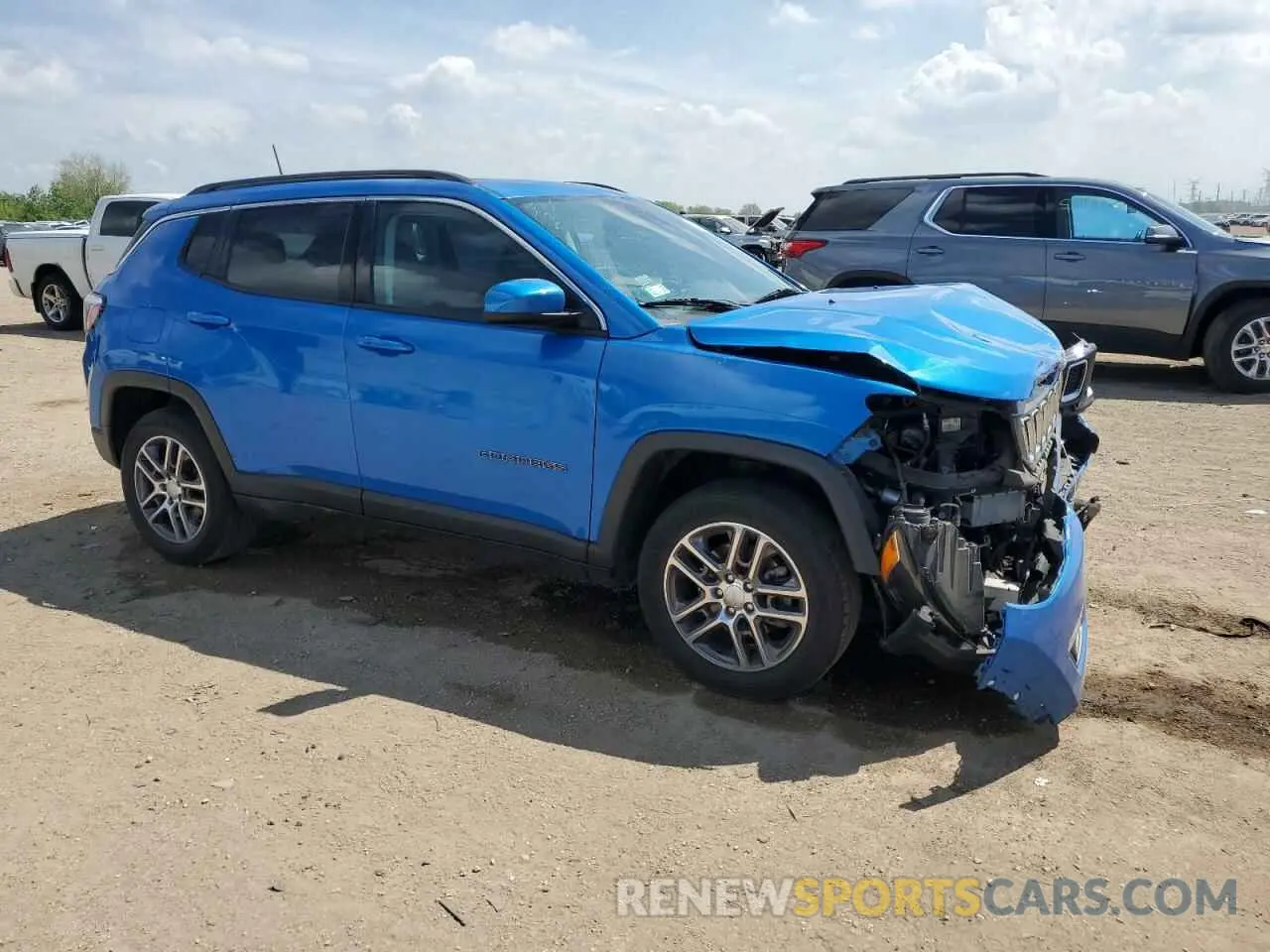 4 Фотография поврежденного автомобиля 3C4NJDBB9LT255410 JEEP COMPASS 2020