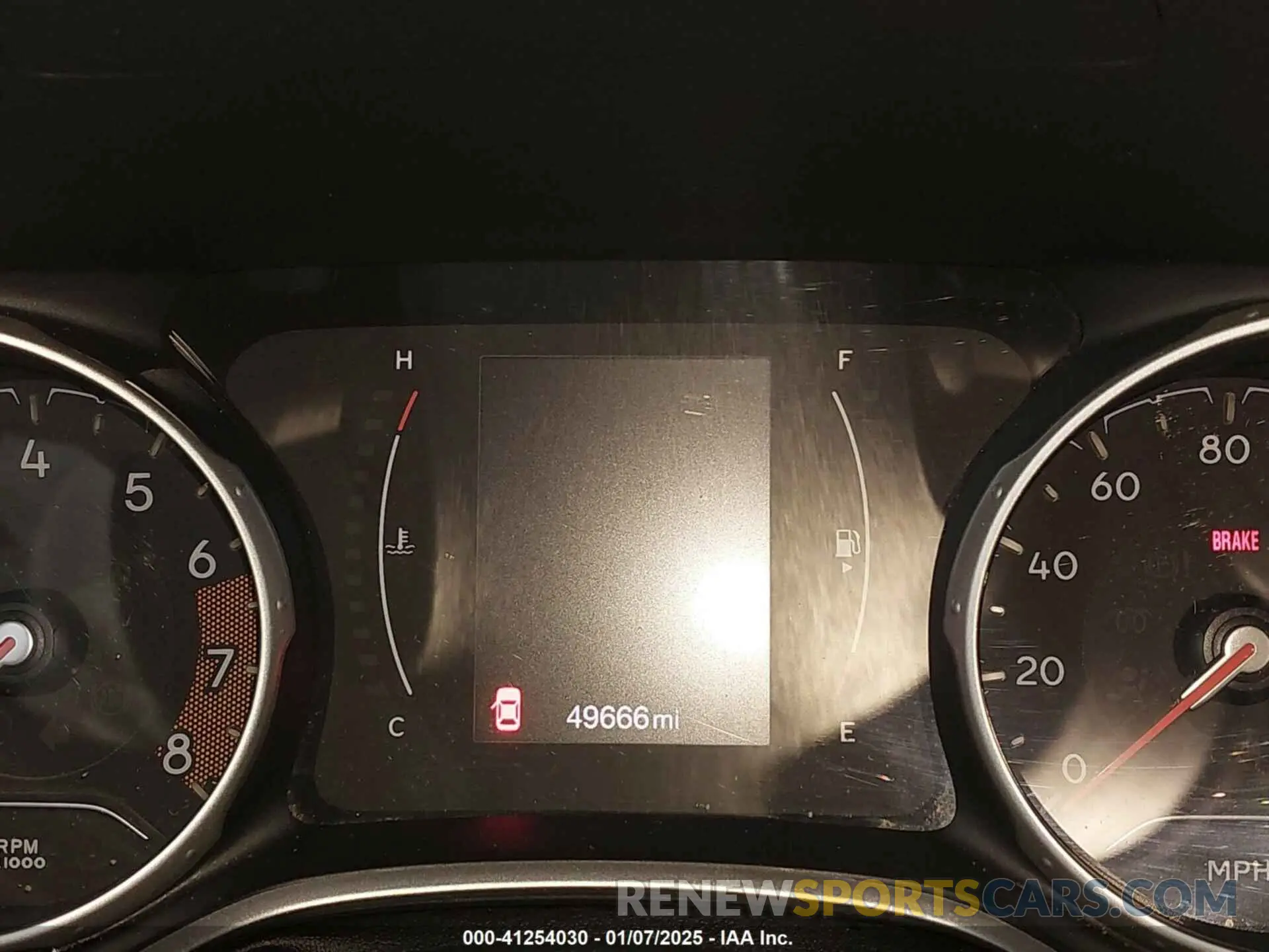 7 Photograph of a damaged car 3C4NJDBBXLT223825 JEEP COMPASS 2020