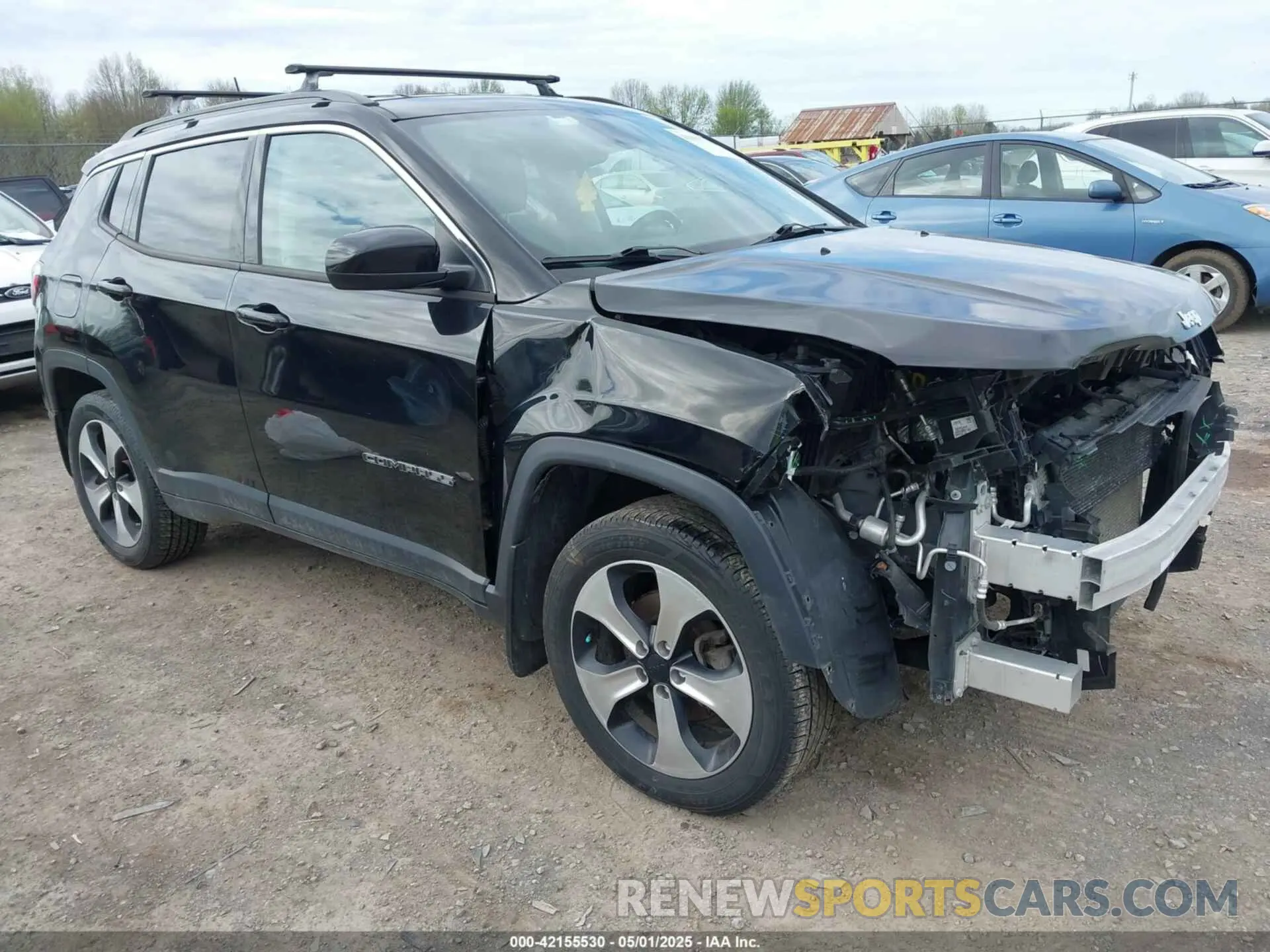 1 Photograph of a damaged car 3C4NJDBBXLT256632 JEEP COMPASS 2020