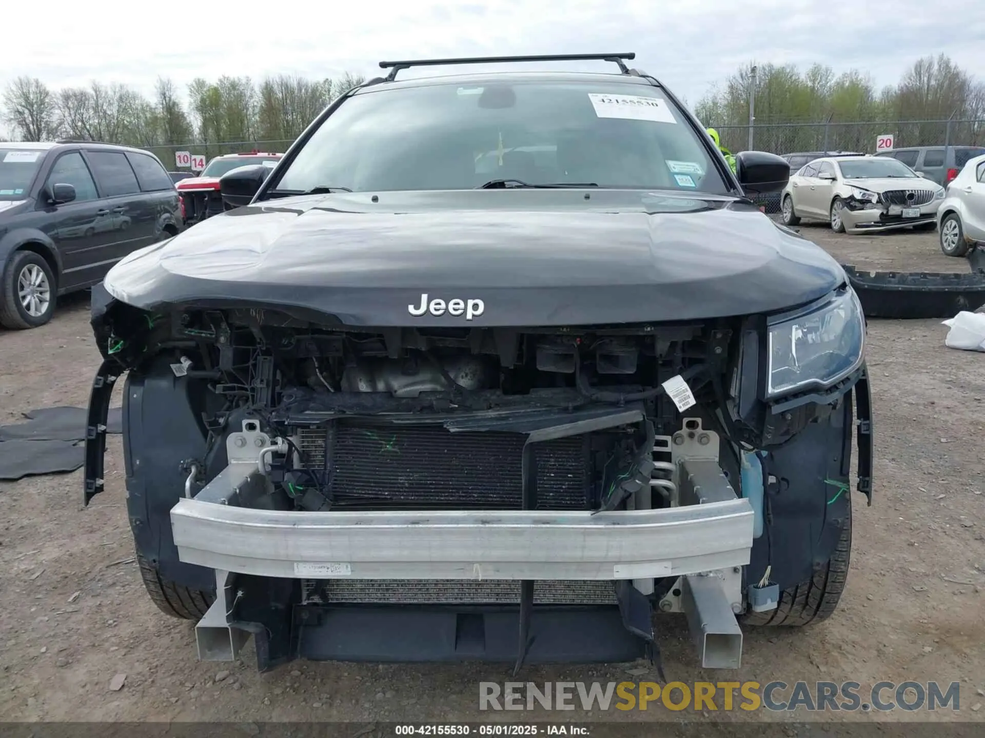 13 Photograph of a damaged car 3C4NJDBBXLT256632 JEEP COMPASS 2020