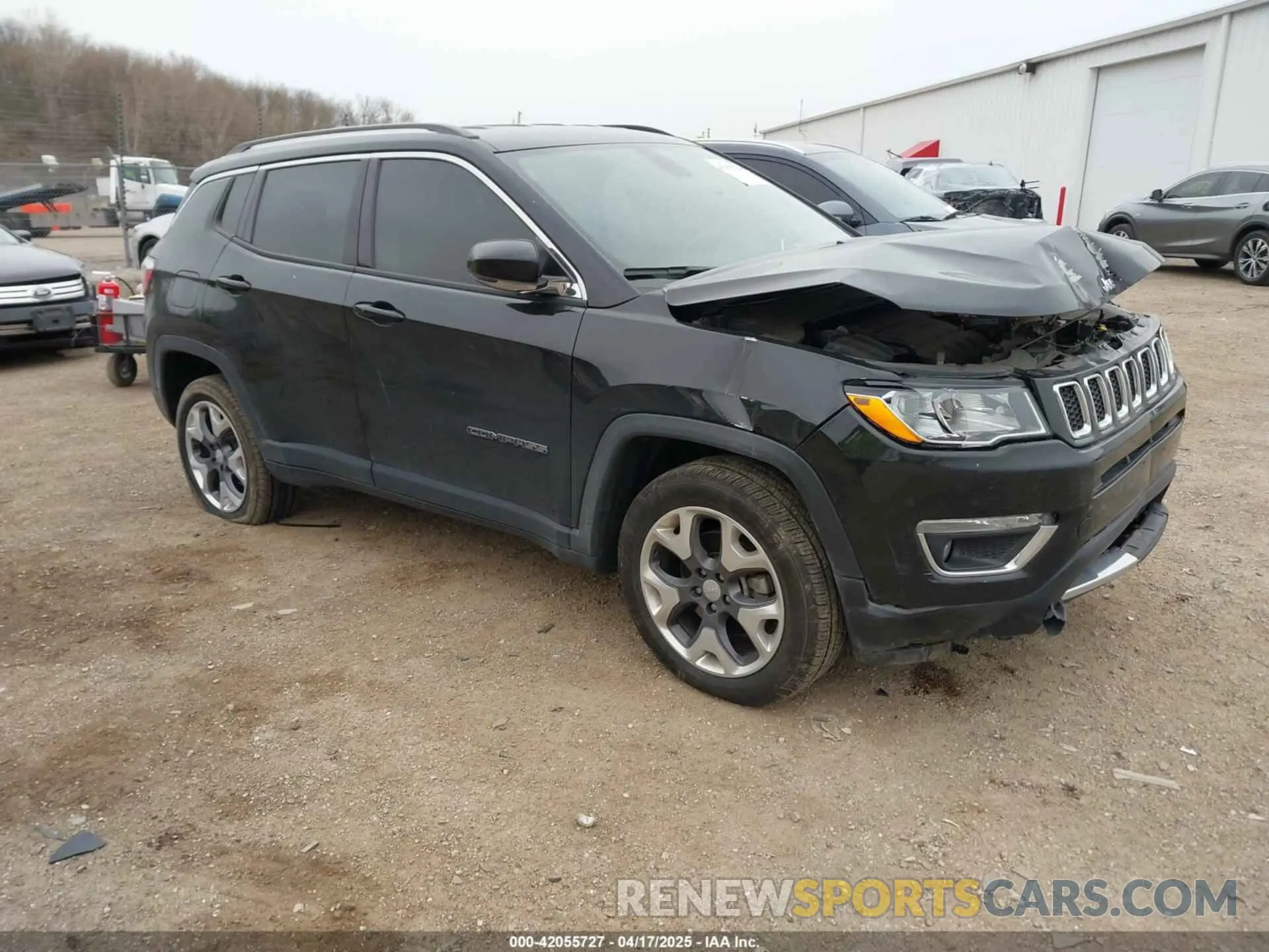 1 Photograph of a damaged car 3C4NJDCB0LT128043 JEEP COMPASS 2020