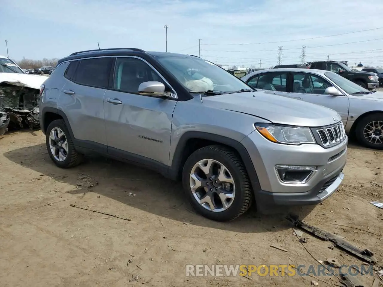 4 Фотография поврежденного автомобиля 3C4NJDCB0LT128186 JEEP COMPASS 2020