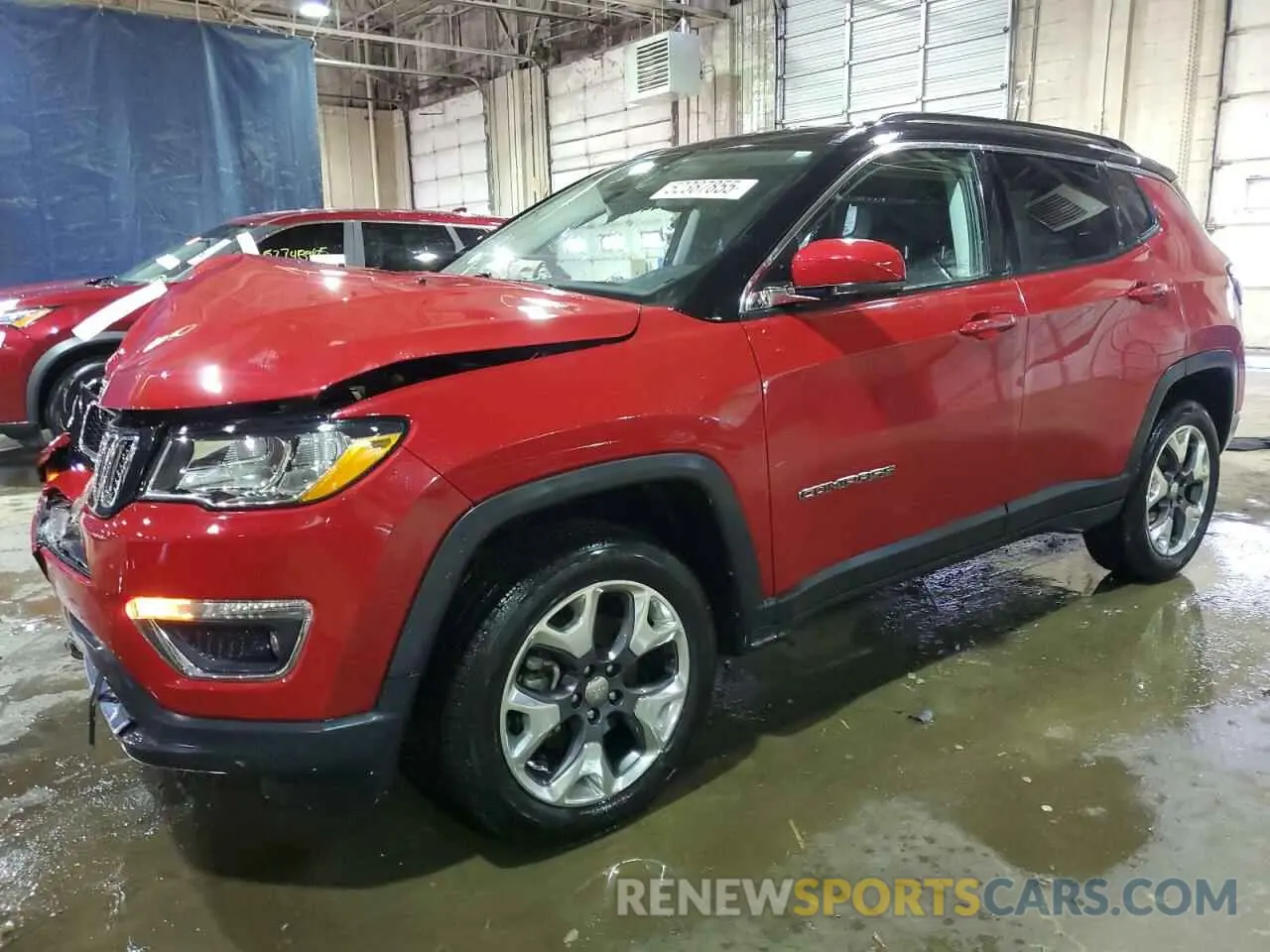 1 Photograph of a damaged car 3C4NJDCB0LT145974 JEEP COMPASS 2020