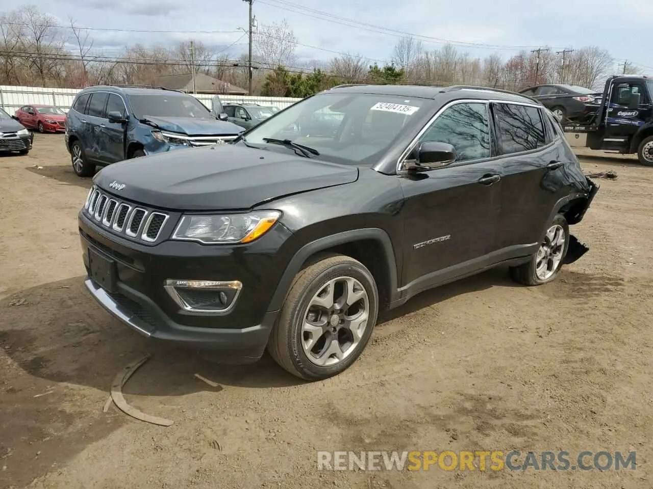 1 Фотография поврежденного автомобиля 3C4NJDCB1LT196125 JEEP COMPASS 2020