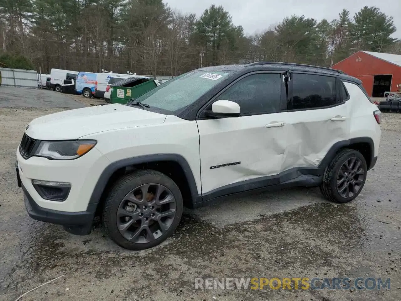 1 Photograph of a damaged car 3C4NJDCB2LT173758 JEEP COMPASS 2020