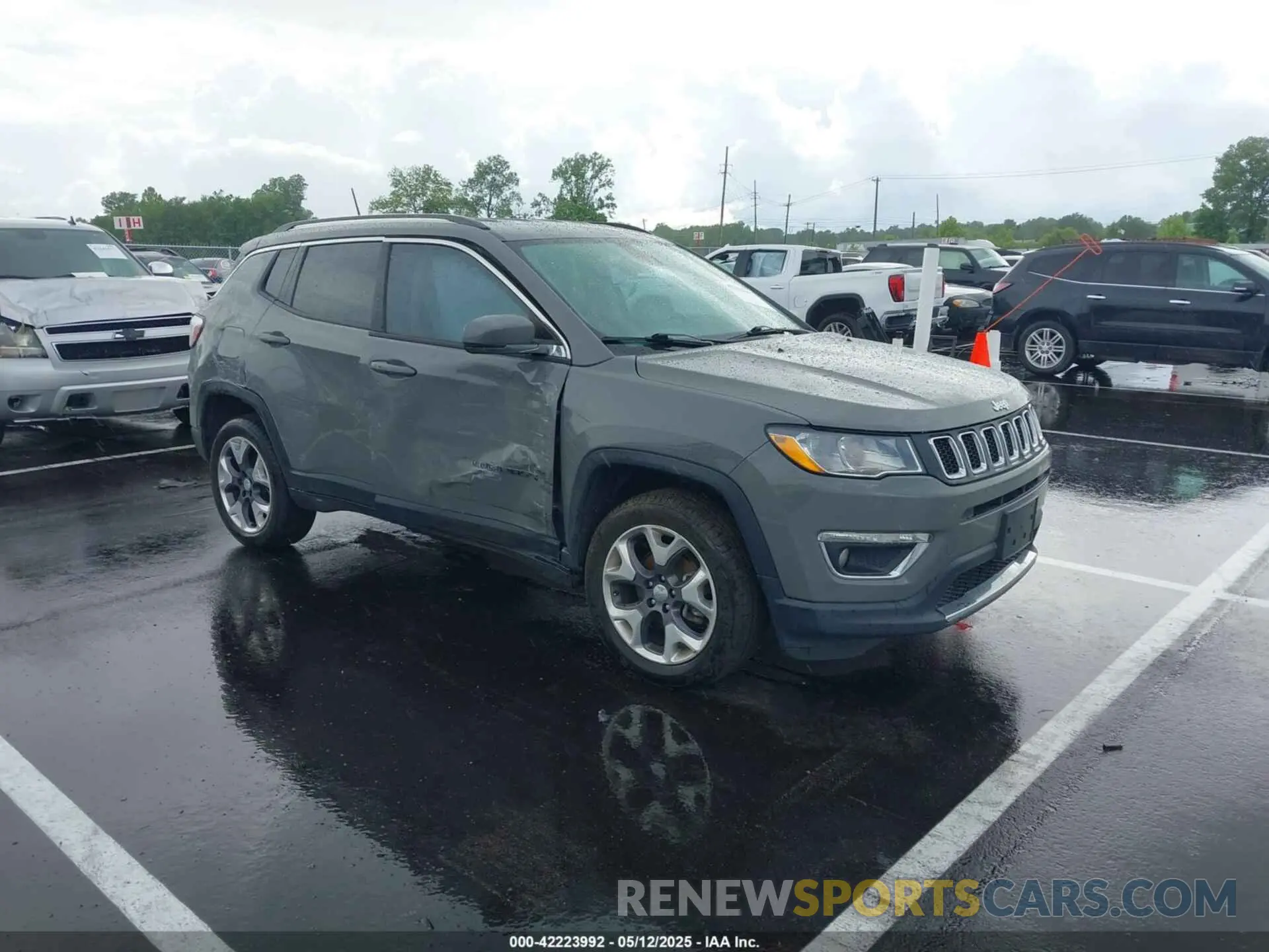 1 Photograph of a damaged car 3C4NJDCB4LT151437 JEEP COMPASS 2020