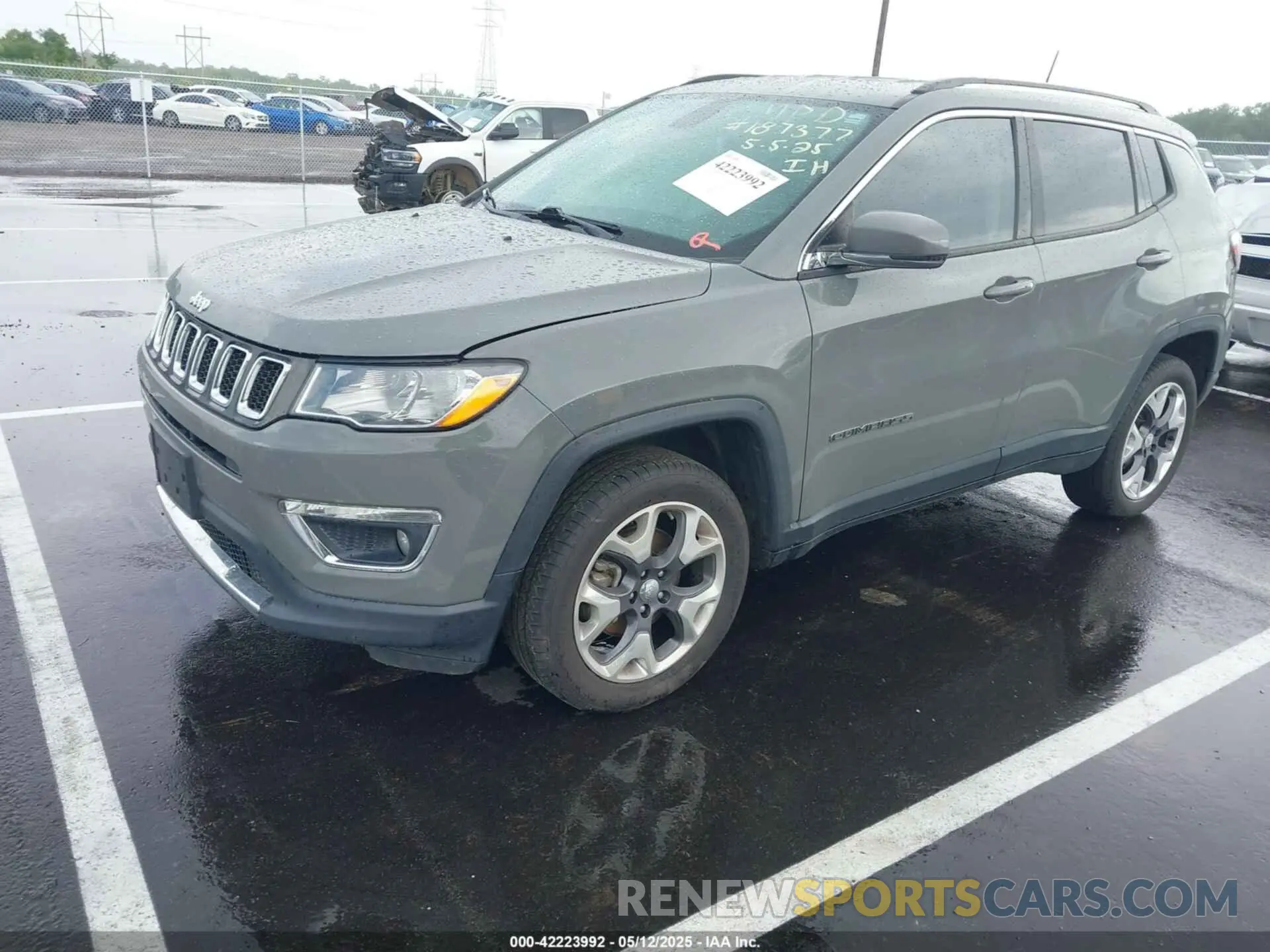 2 Photograph of a damaged car 3C4NJDCB4LT151437 JEEP COMPASS 2020