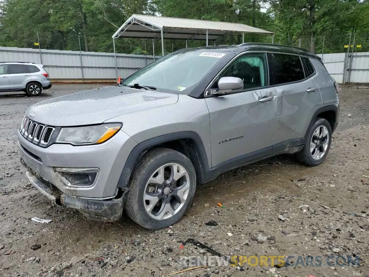 1 Photograph of a damaged car 3C4NJDCB4LT204301 JEEP COMPASS 2020