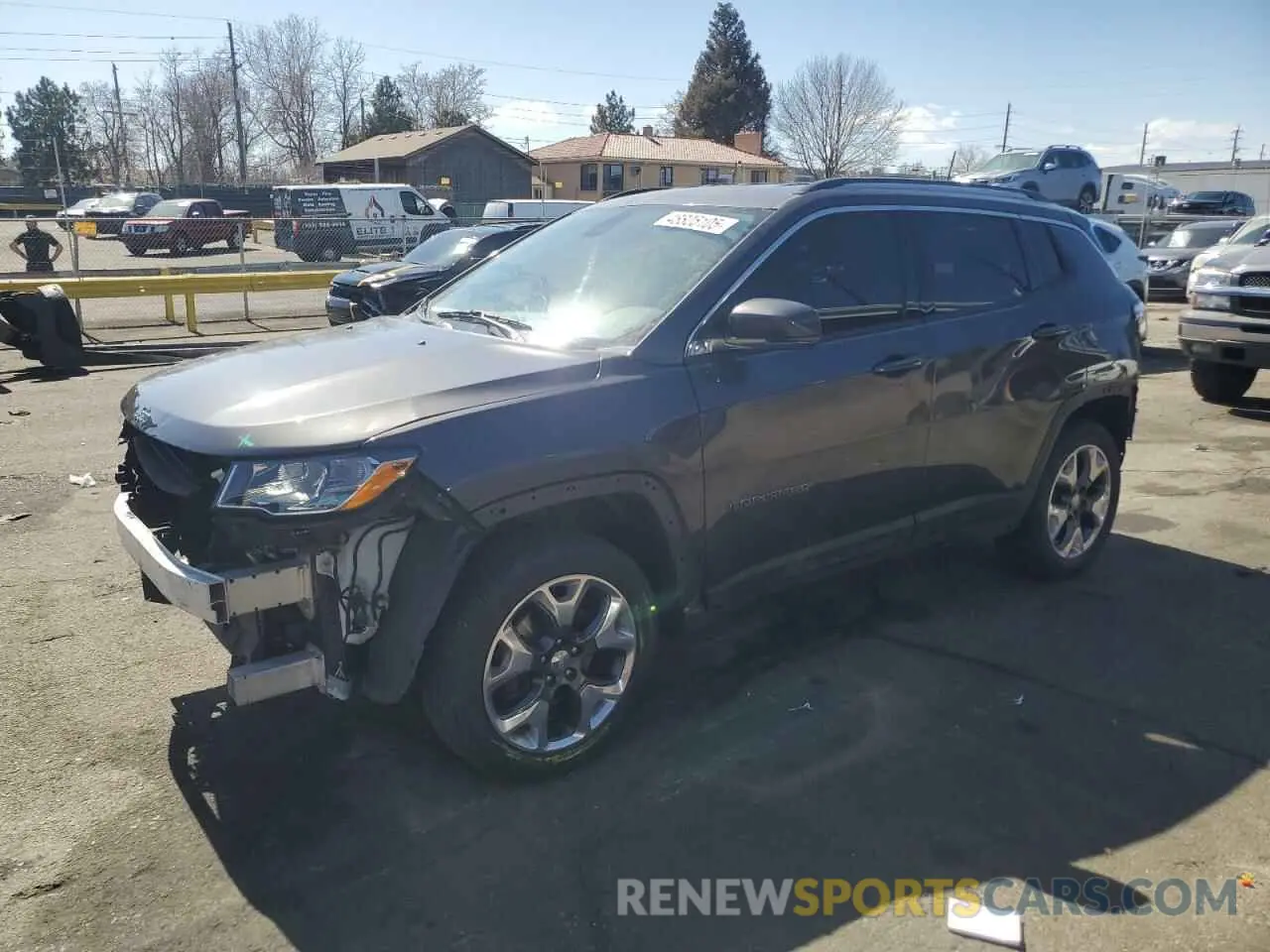1 Photograph of a damaged car 3C4NJDCB5LT127115 JEEP COMPASS 2020