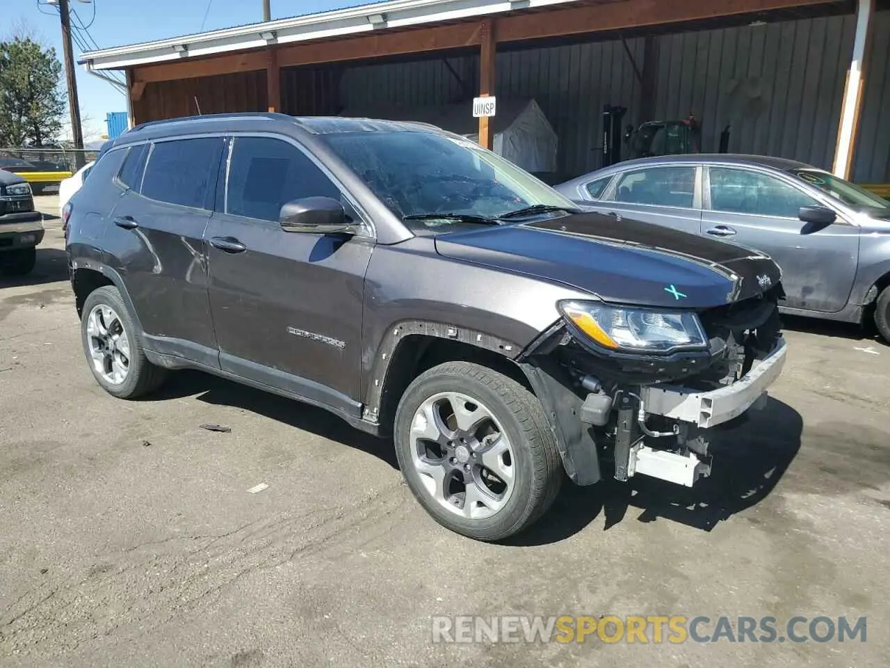 4 Photograph of a damaged car 3C4NJDCB5LT127115 JEEP COMPASS 2020