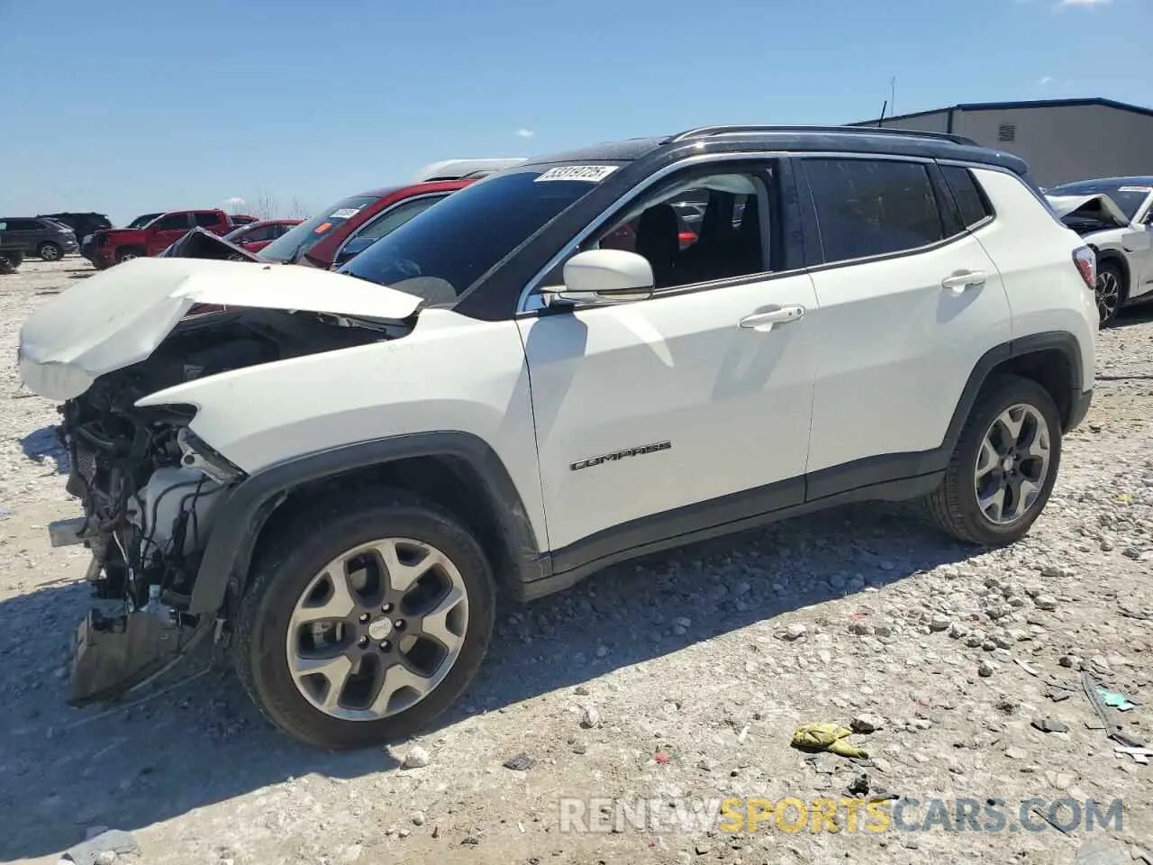 1 Photograph of a damaged car 3C4NJDCB5LT146439 JEEP COMPASS 2020