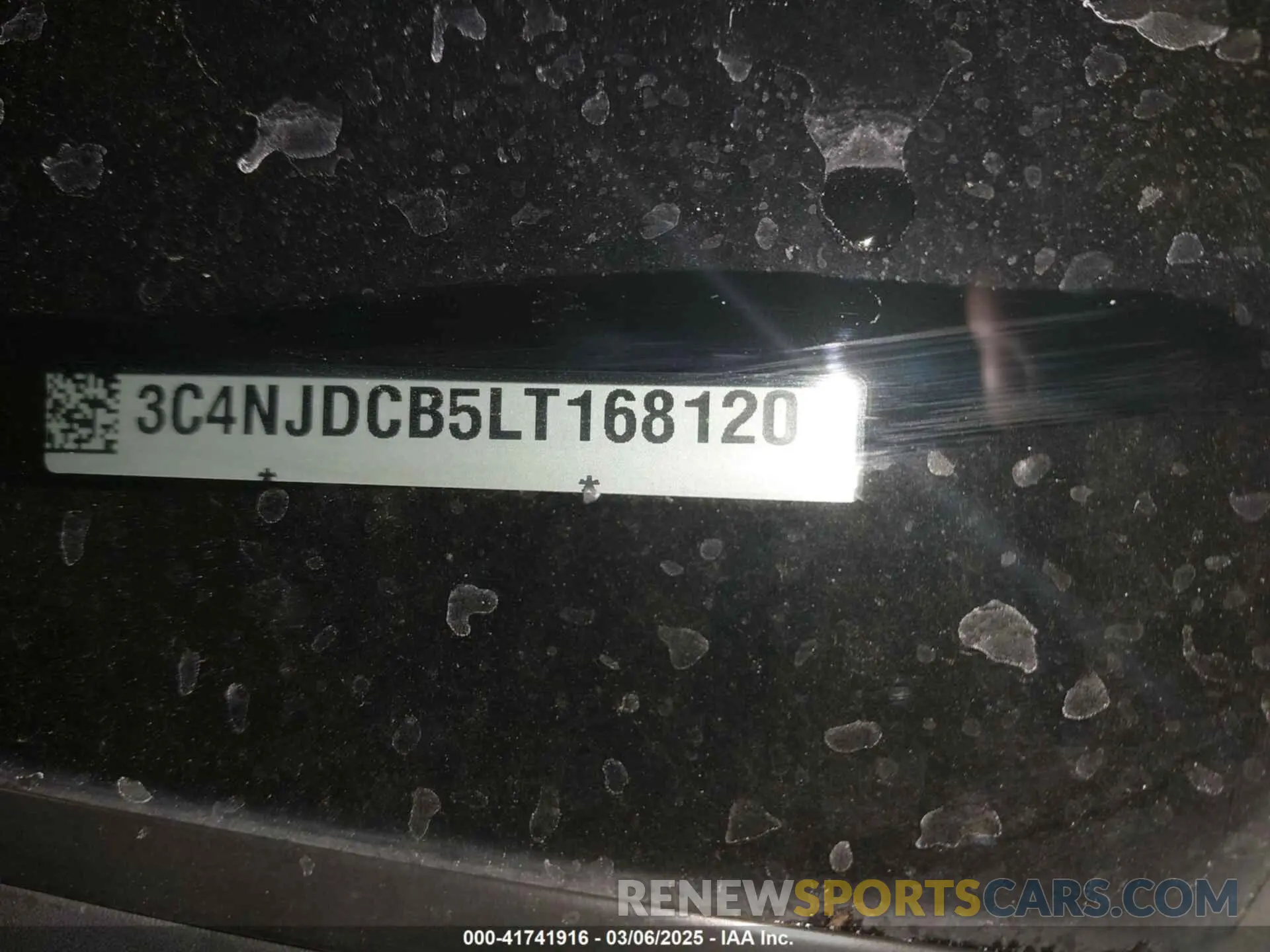 9 Фотография поврежденного автомобиля 3C4NJDCB5LT168120 JEEP COMPASS 2020