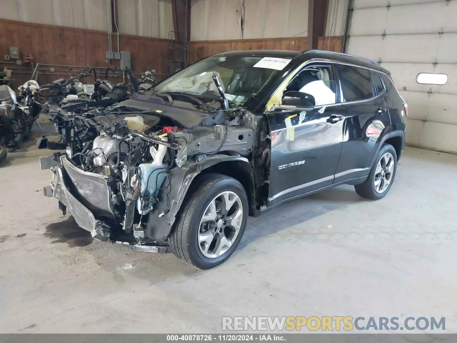 2 Photograph of a damaged car 3C4NJDCB5LT235556 JEEP COMPASS 2020