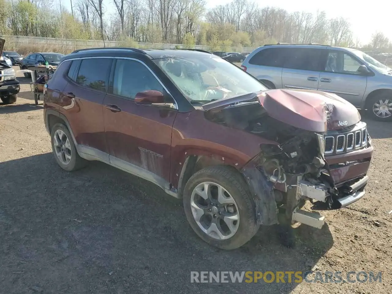 4 Фотография поврежденного автомобиля 3C4NJDCB6LT223769 JEEP COMPASS 2020