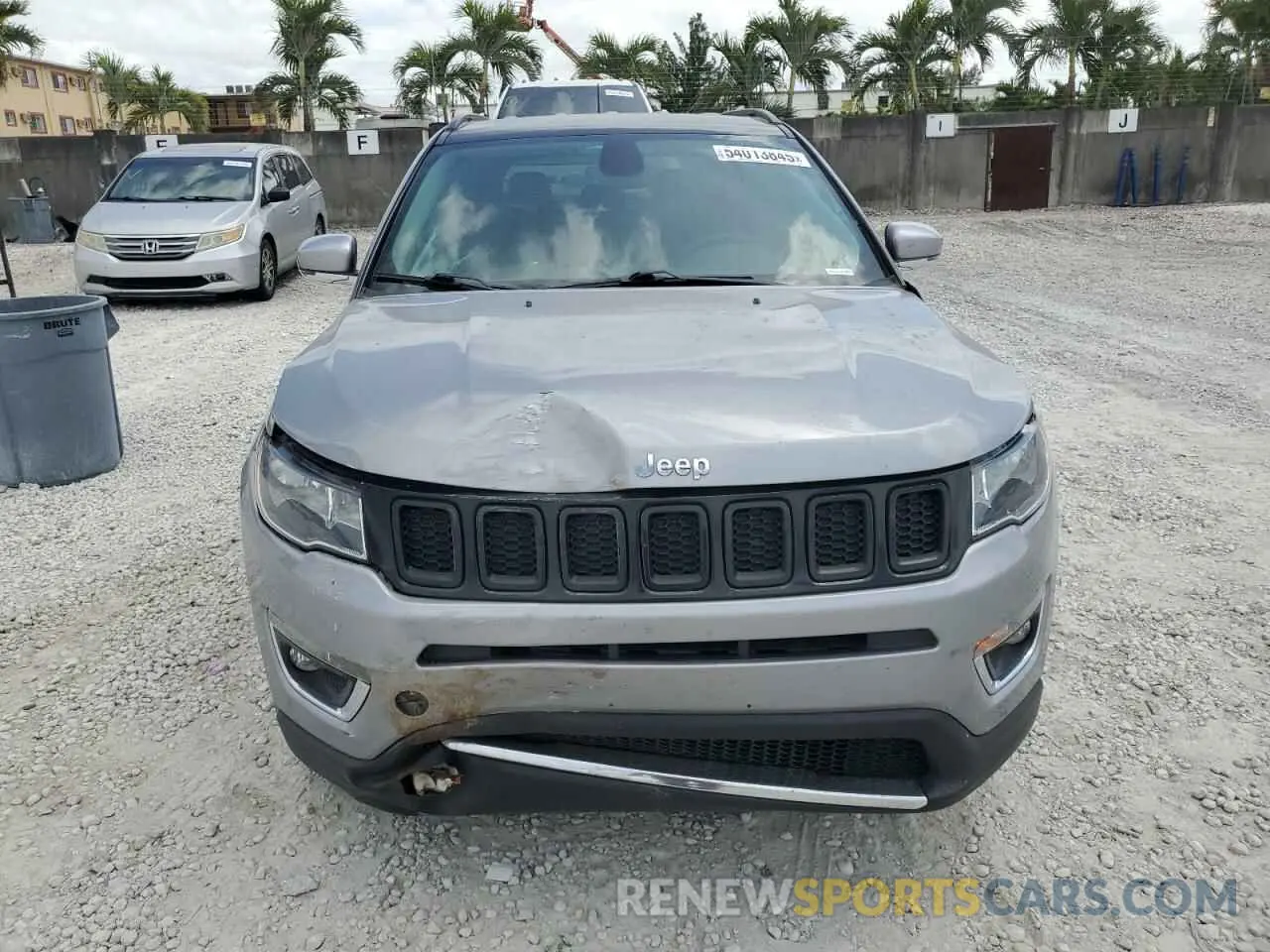 5 Photograph of a damaged car 3C4NJDCB6LT246324 JEEP COMPASS 2020