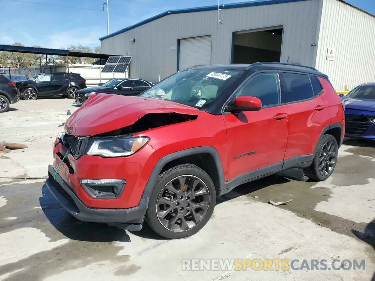 1 Фотография поврежденного автомобиля 3C4NJDCB7LT130484 JEEP COMPASS 2020