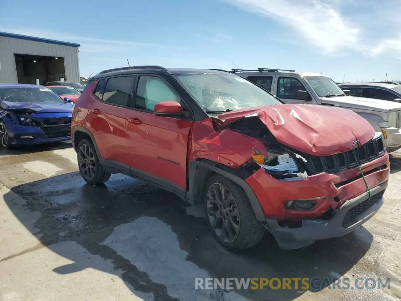4 Фотография поврежденного автомобиля 3C4NJDCB7LT130484 JEEP COMPASS 2020