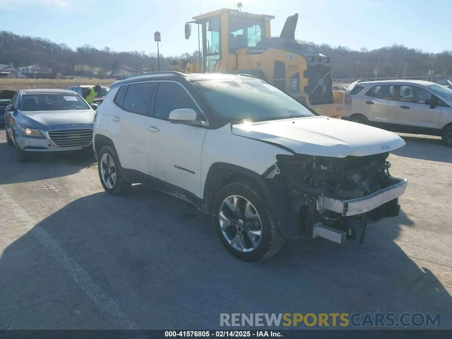 1 Photograph of a damaged car 3C4NJDCB7LT159113 JEEP COMPASS 2020