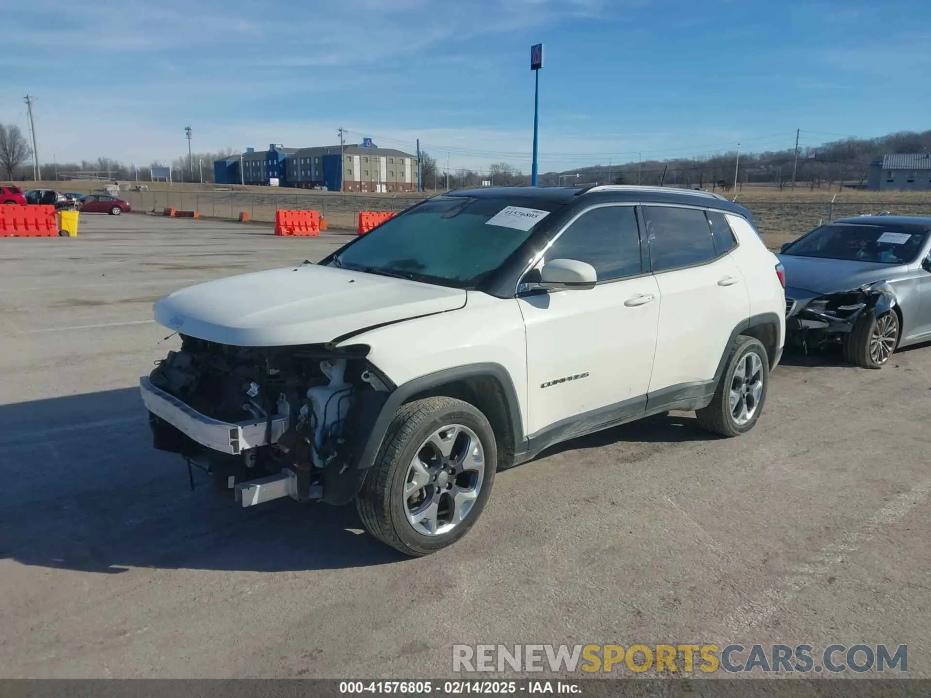 2 Photograph of a damaged car 3C4NJDCB7LT159113 JEEP COMPASS 2020