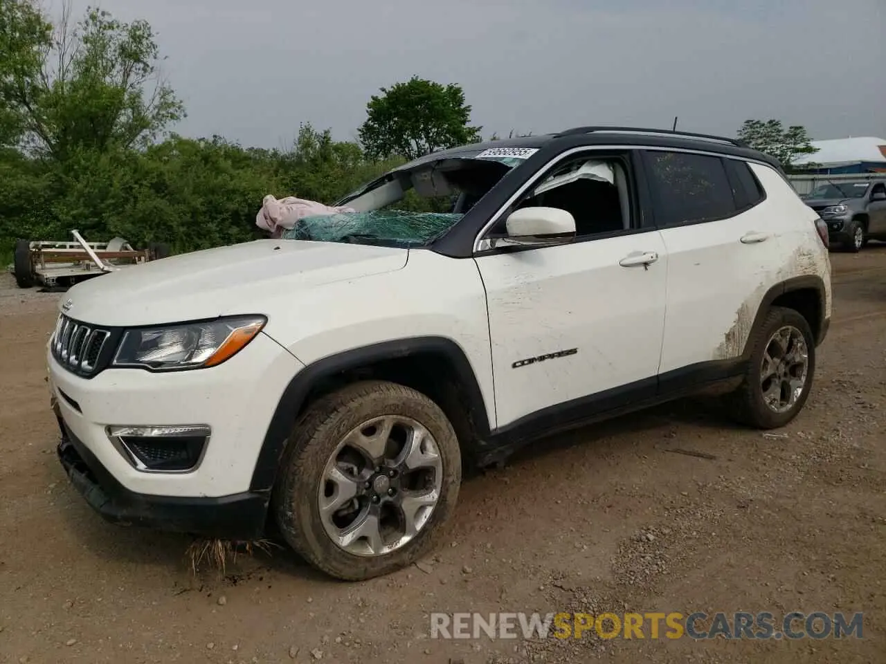 1 Фотография поврежденного автомобиля 3C4NJDCB7LT221769 JEEP COMPASS 2020
